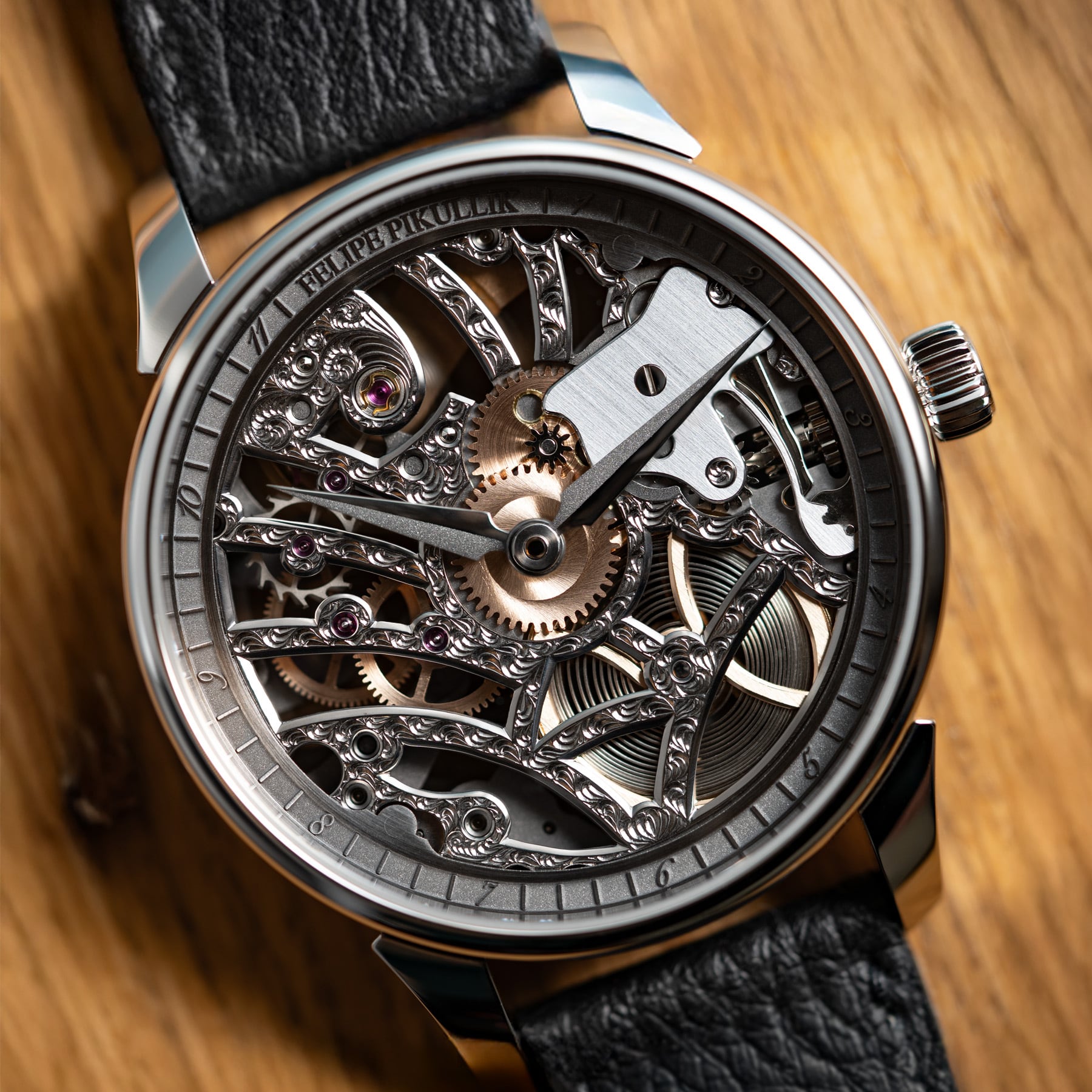 Felipe Pikullik FPSK24 Black Rhodium Engraved