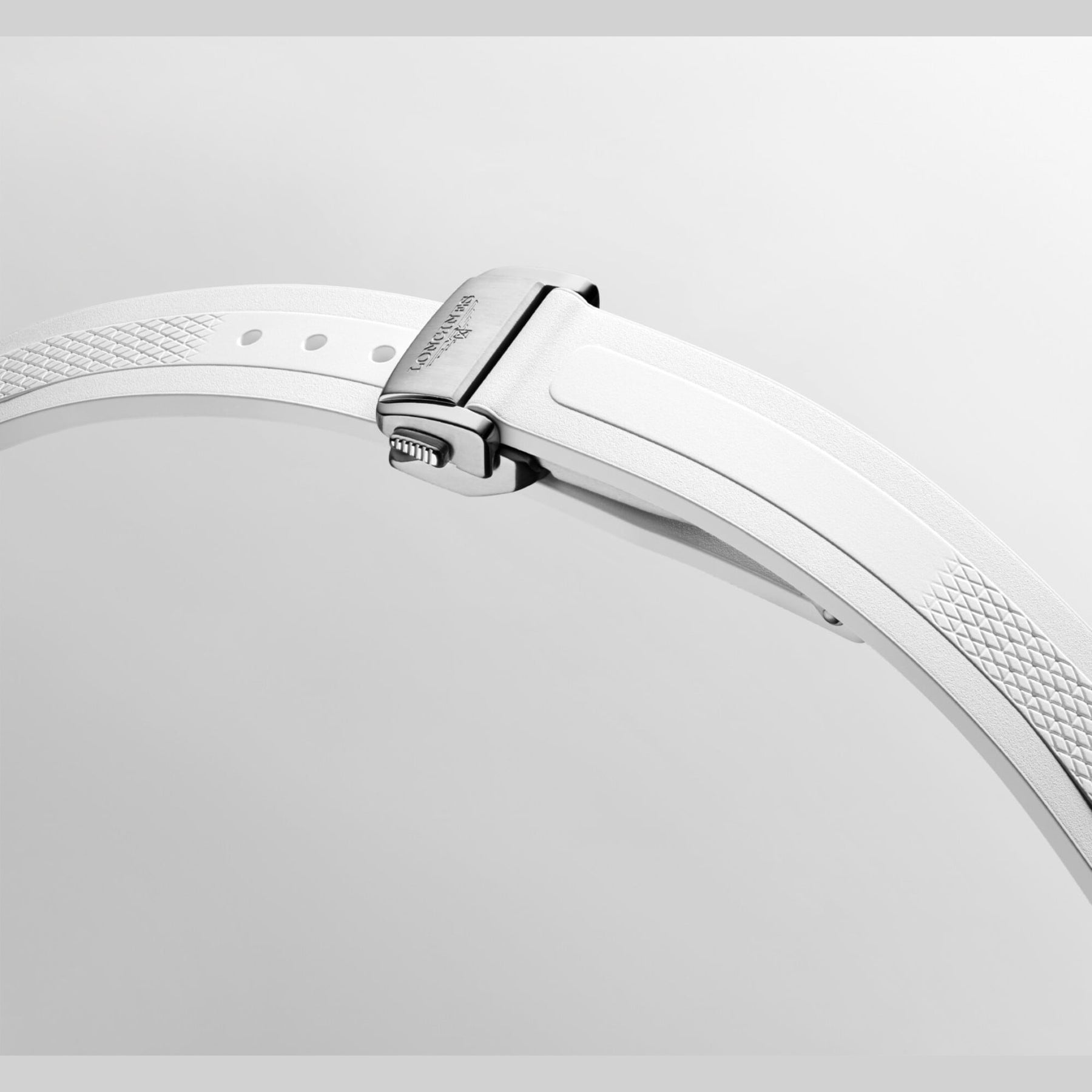 Longines Conquest L3.430.0.87.9 White Mother-of pearl Dial on Strap