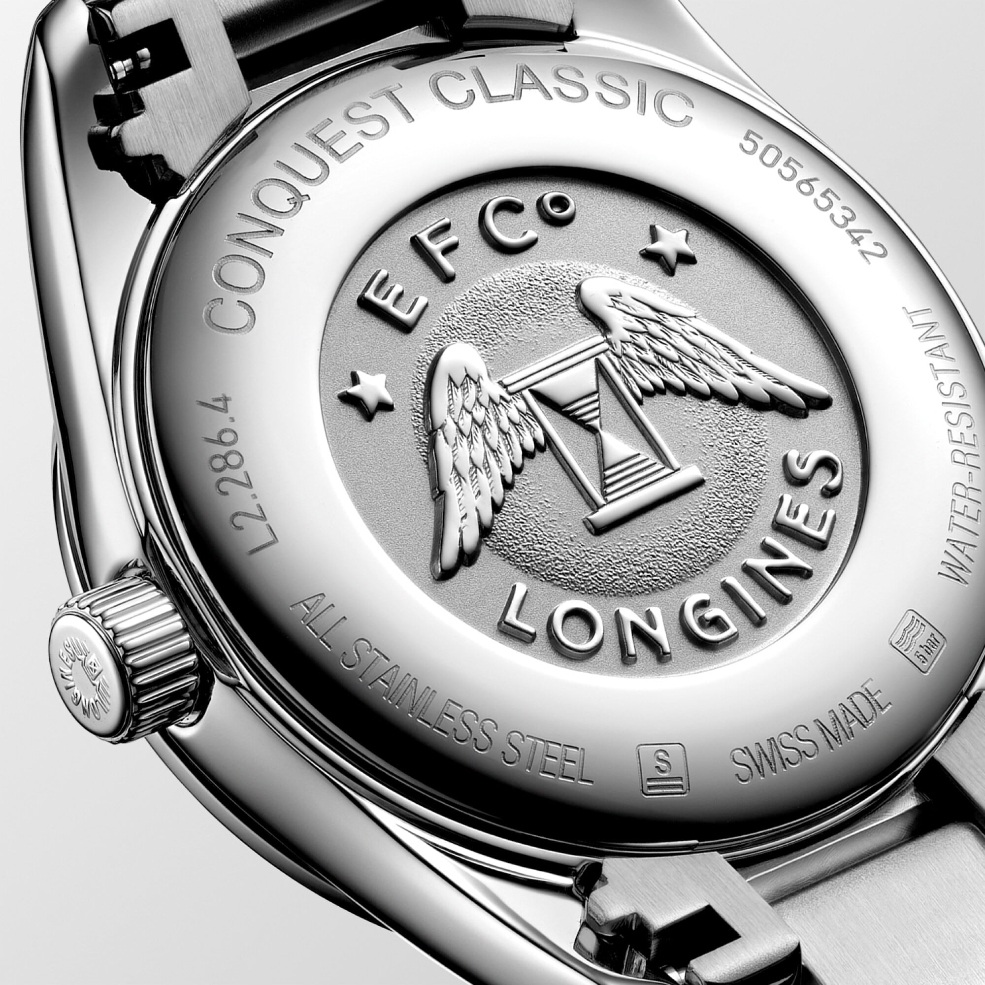 Longines L2.286.4.92.6 Conquest Classic Blue Dial on Bracelet
