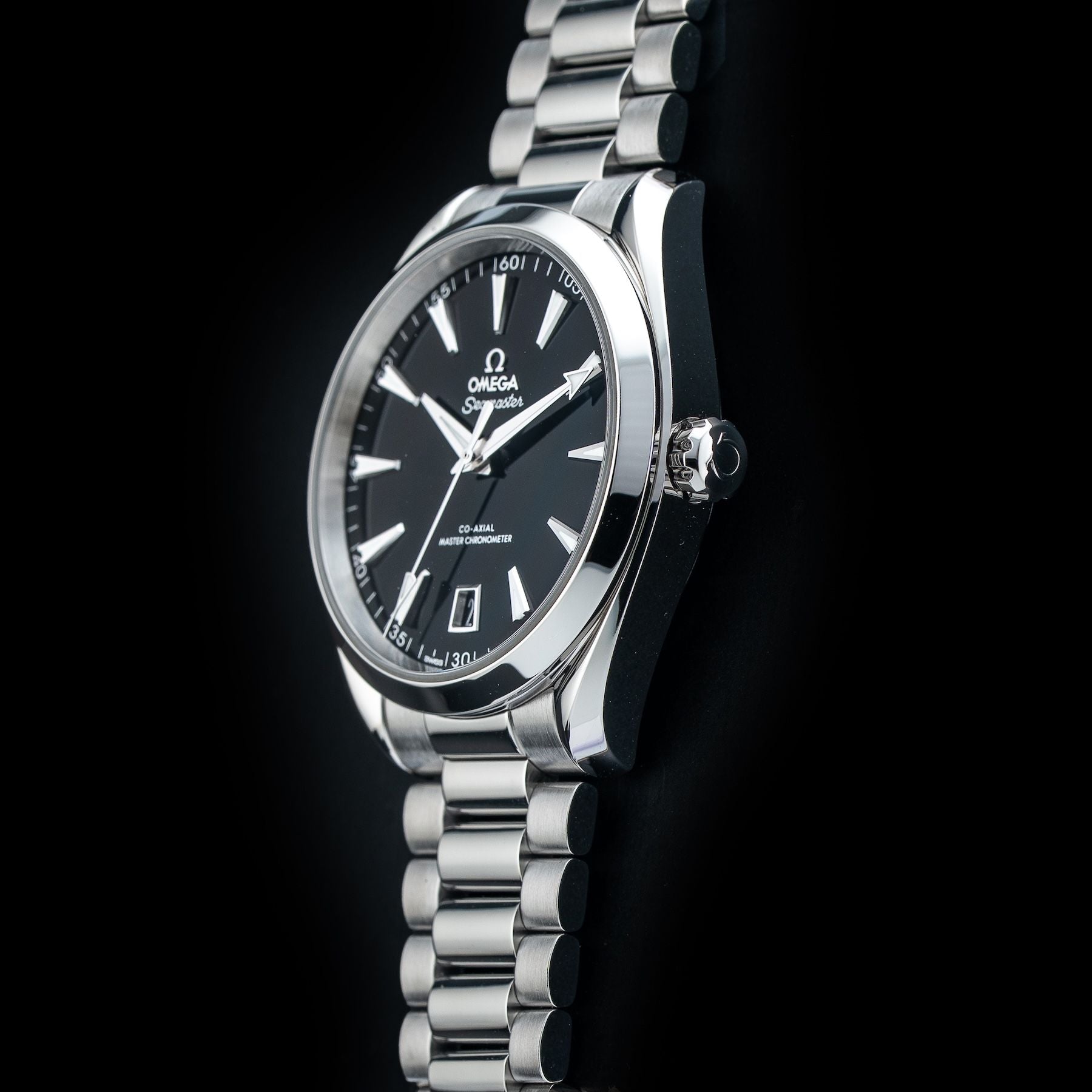 Omega 220.10.41.21.01.002 Seamaster Aqua Terra 150M 41mm Black Steel on Bracelet