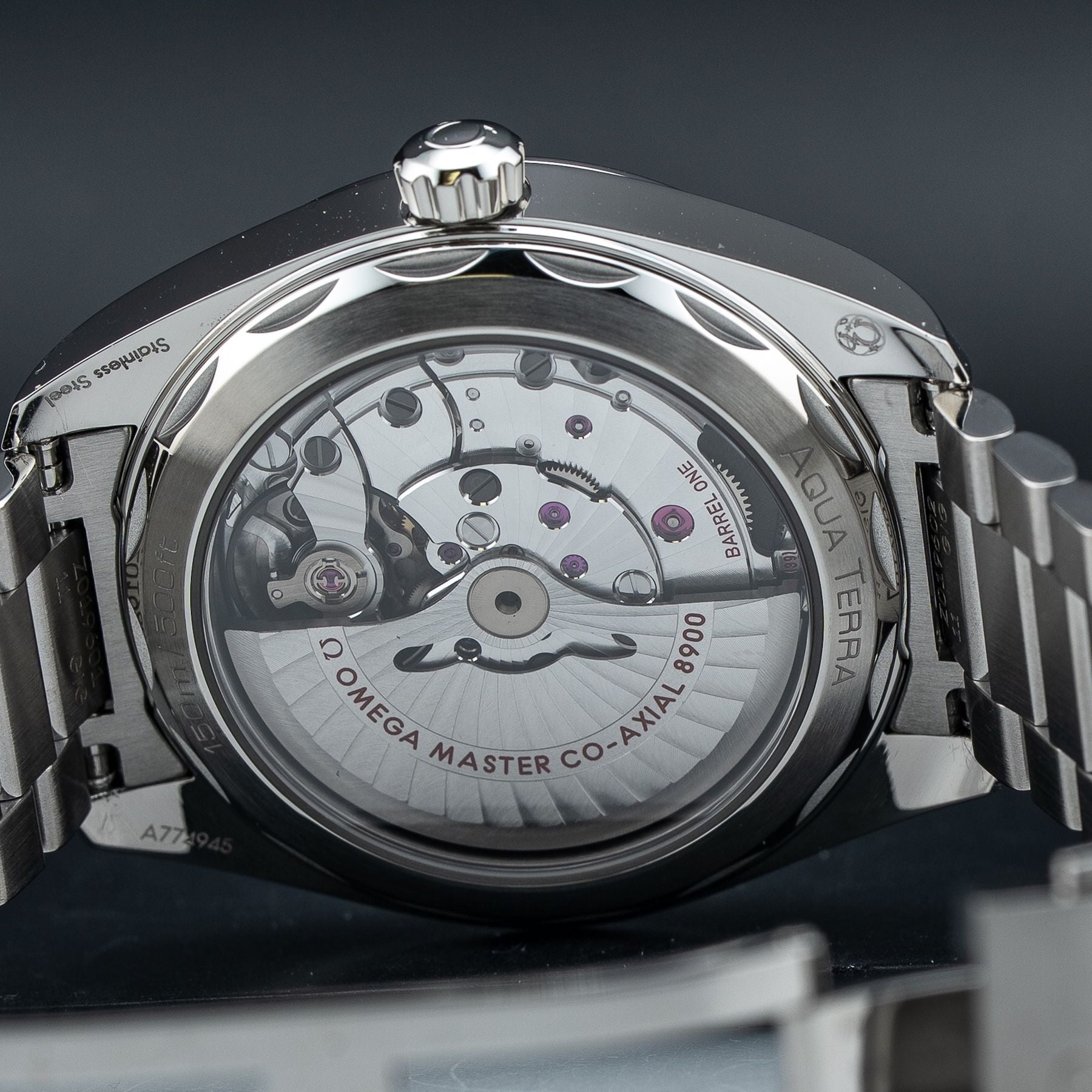 Omega 220.10.41.21.01.002 Seamaster Aqua Terra 150M 41mm Black Steel on Bracelet