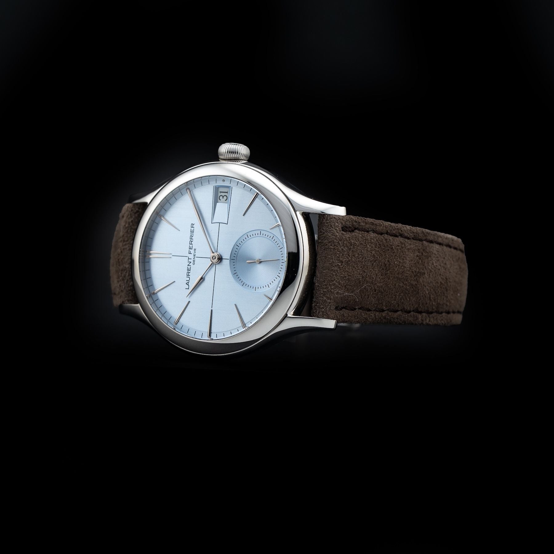 Laurent Ferrier LCF046.AC.CG1.1 Classic Auto 40mm Ice Blue Sunburst Dial