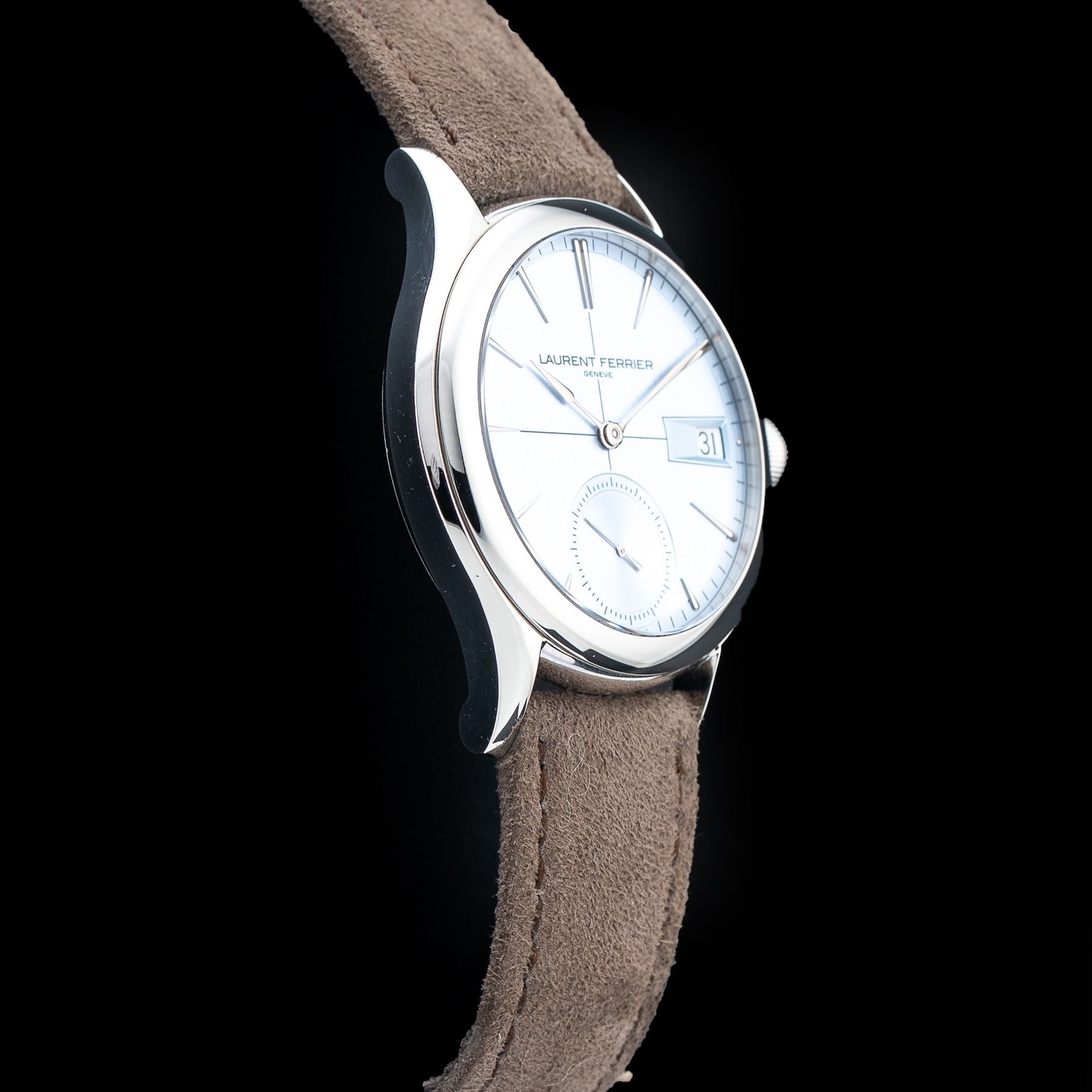 Laurent Ferrier LCF046.AC.CG1.1 Classic Auto 40mm Ice Blue Sunburst Dial