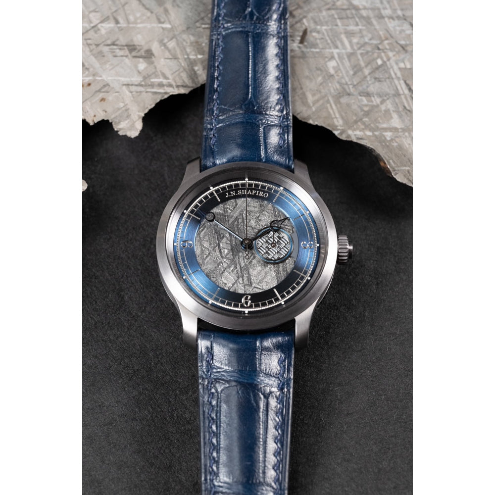 J.N. Shapiro Infinity Tantalum Meteorite Dial