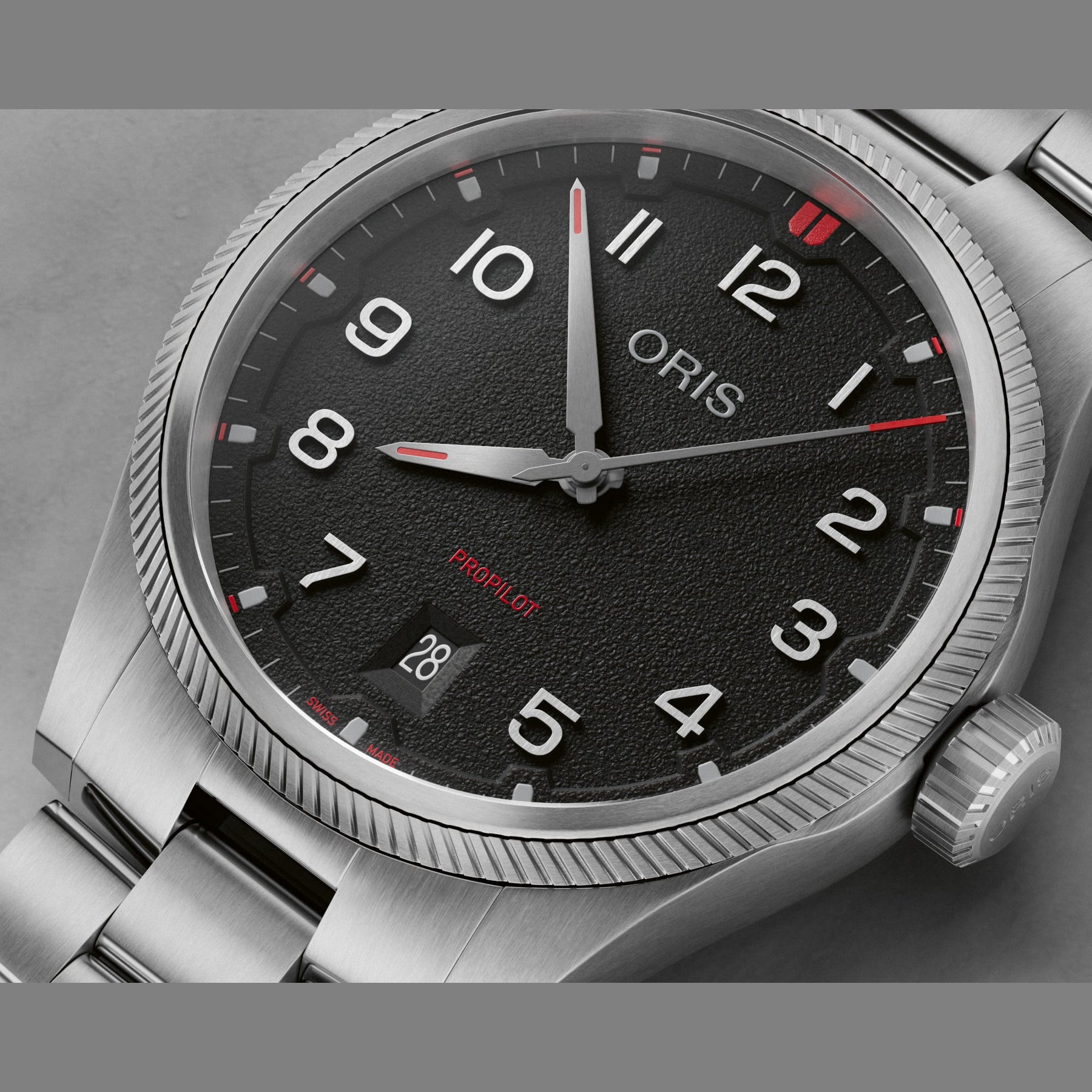 Oris 01 733 7805 4164-07 8 20 04LC ProPilot Date