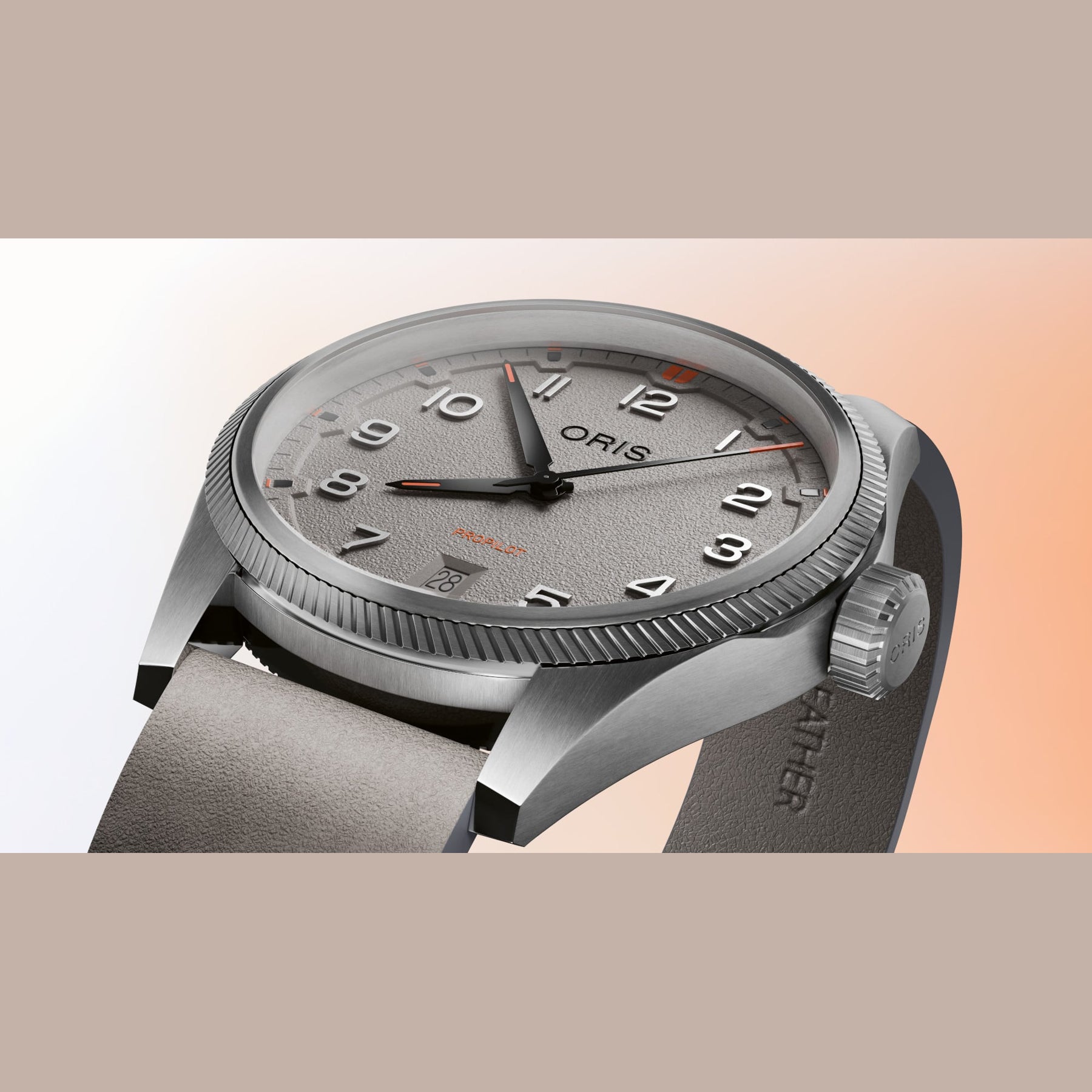 Oris 01 733 7805 4163-07 6 20 15LC ProPilot Date