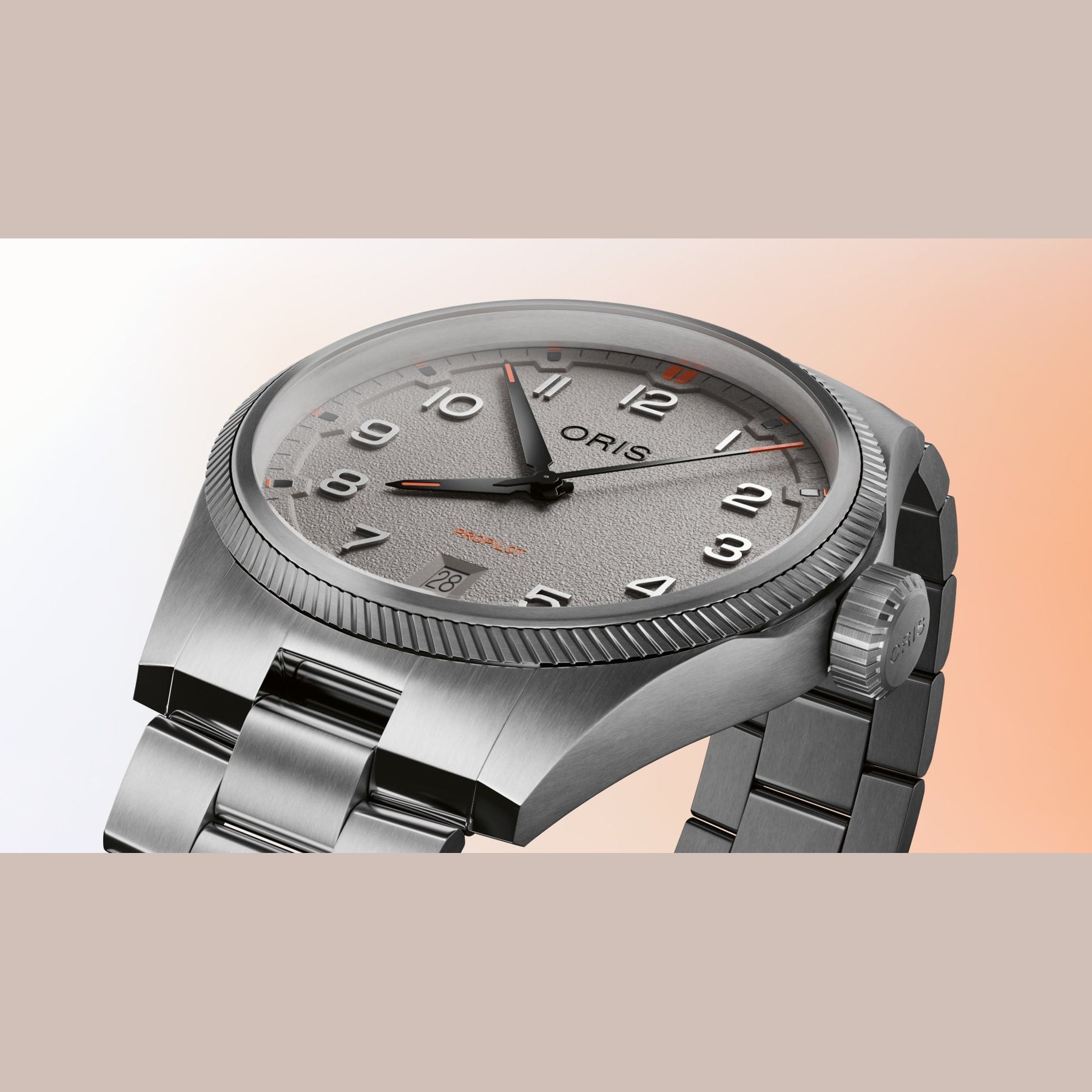 Oris 01 733 7805 4163-07 8 20 04LC ProPilot Date