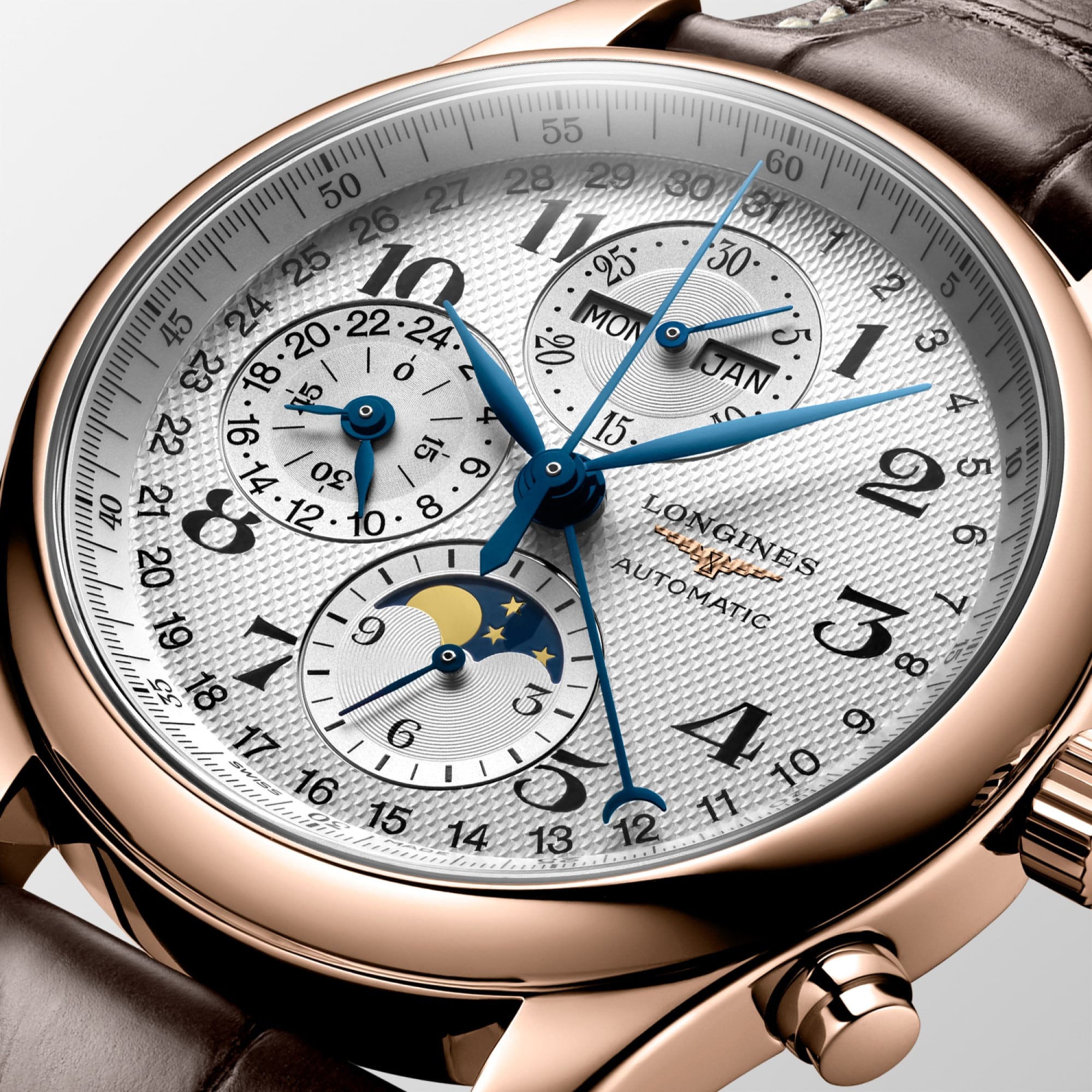 Longines L2.773.8.78.3 Master Collection Chrono Moonphase