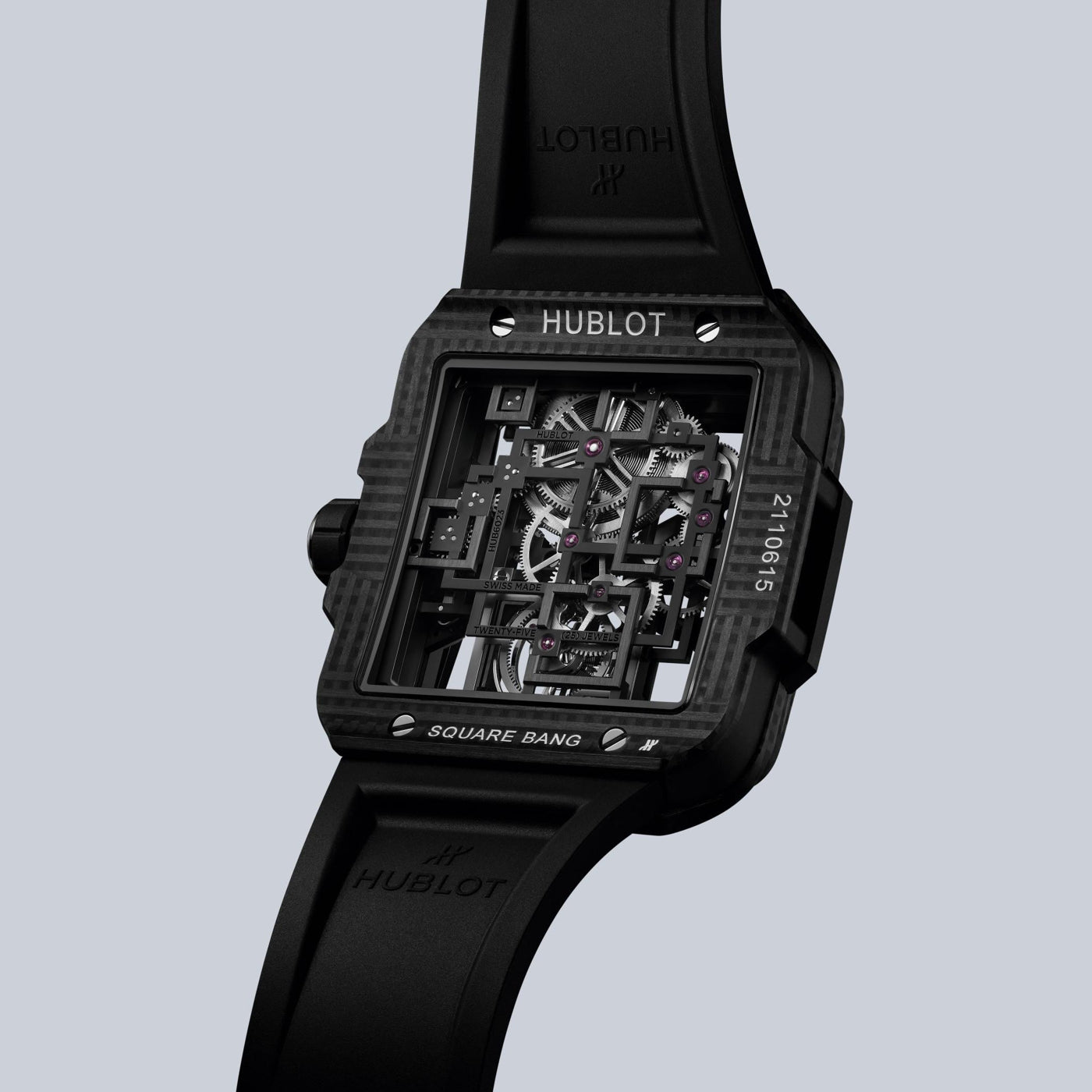 Hublot 805.Qd.0170.Rx Square Bang Tourbillon 4-Day Power Reserve 3D Carbon