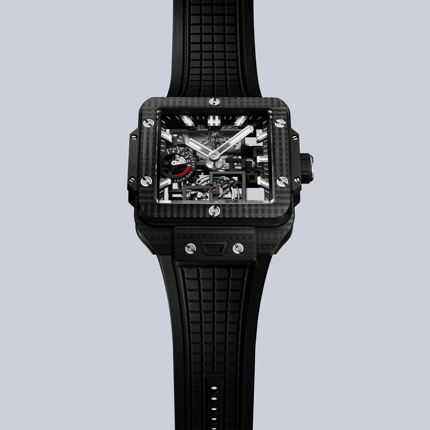Hublot 805.Qd.0170.Rx Square Bang Tourbillon 4-Day Power Reserve 3D Carbon