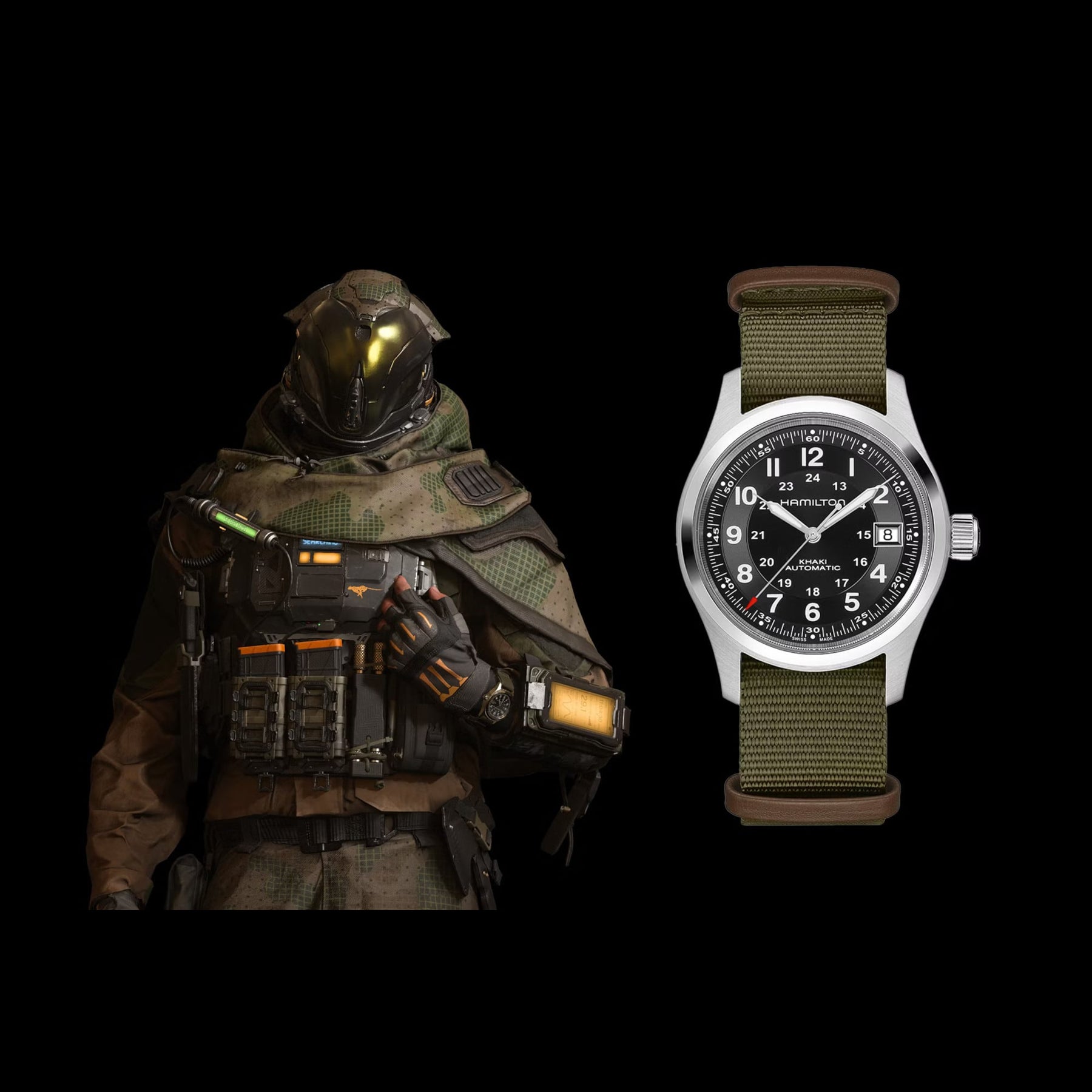 Hamilton H70475930 Khaki Field Auto 38mm Call of Duty Special Edition