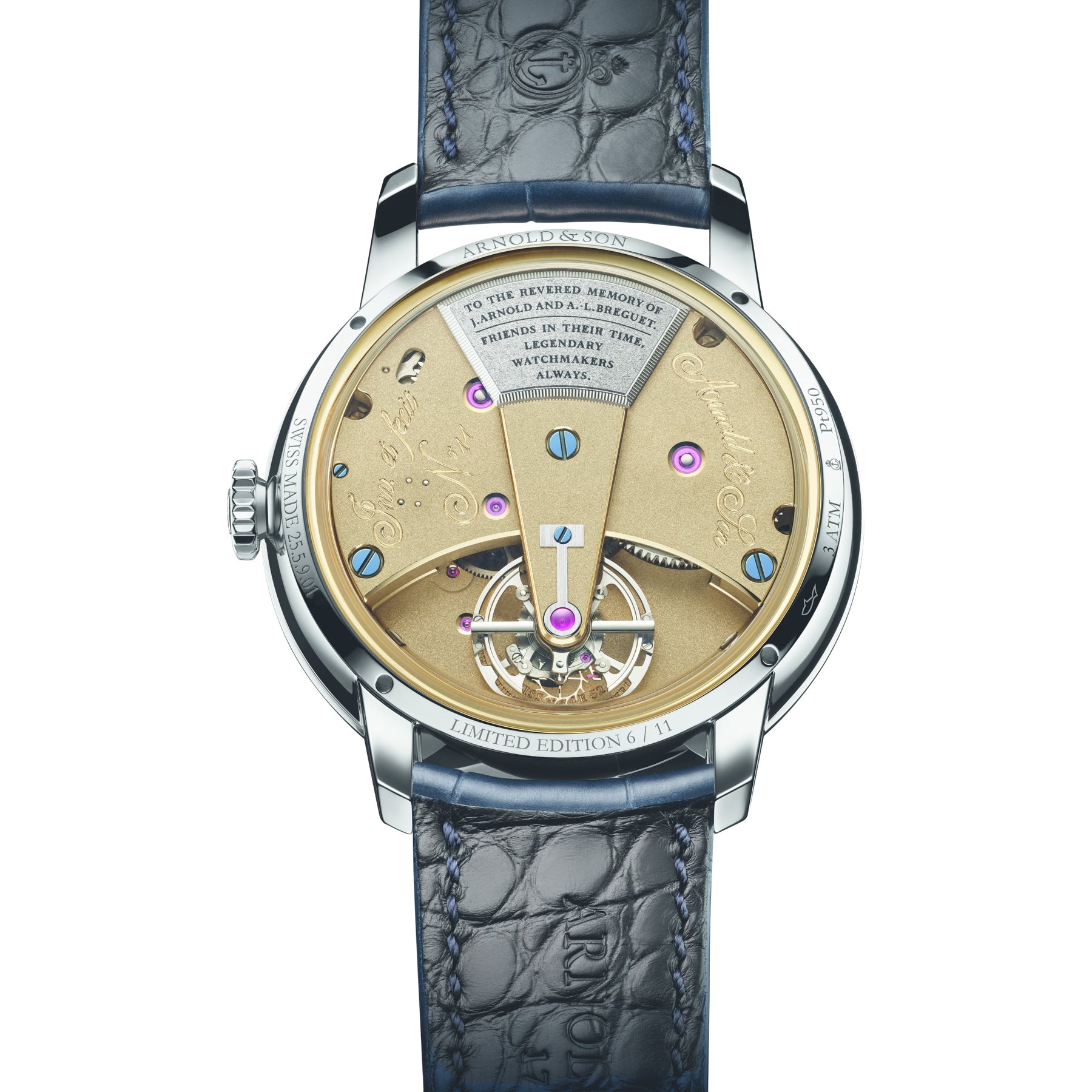 Arnold & Son 1FCBX.Z01A.C0232X Constant Force Tourbillon 11 Platinum Edition