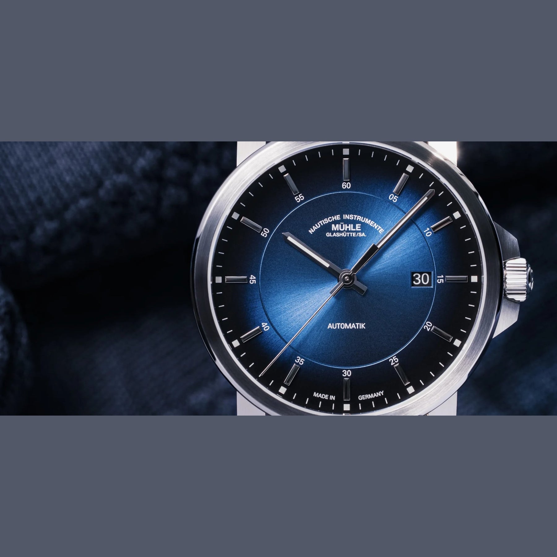 Mühle Glashütte M1-25-72-2-300-VlB 29ER Casual Coastal Blue