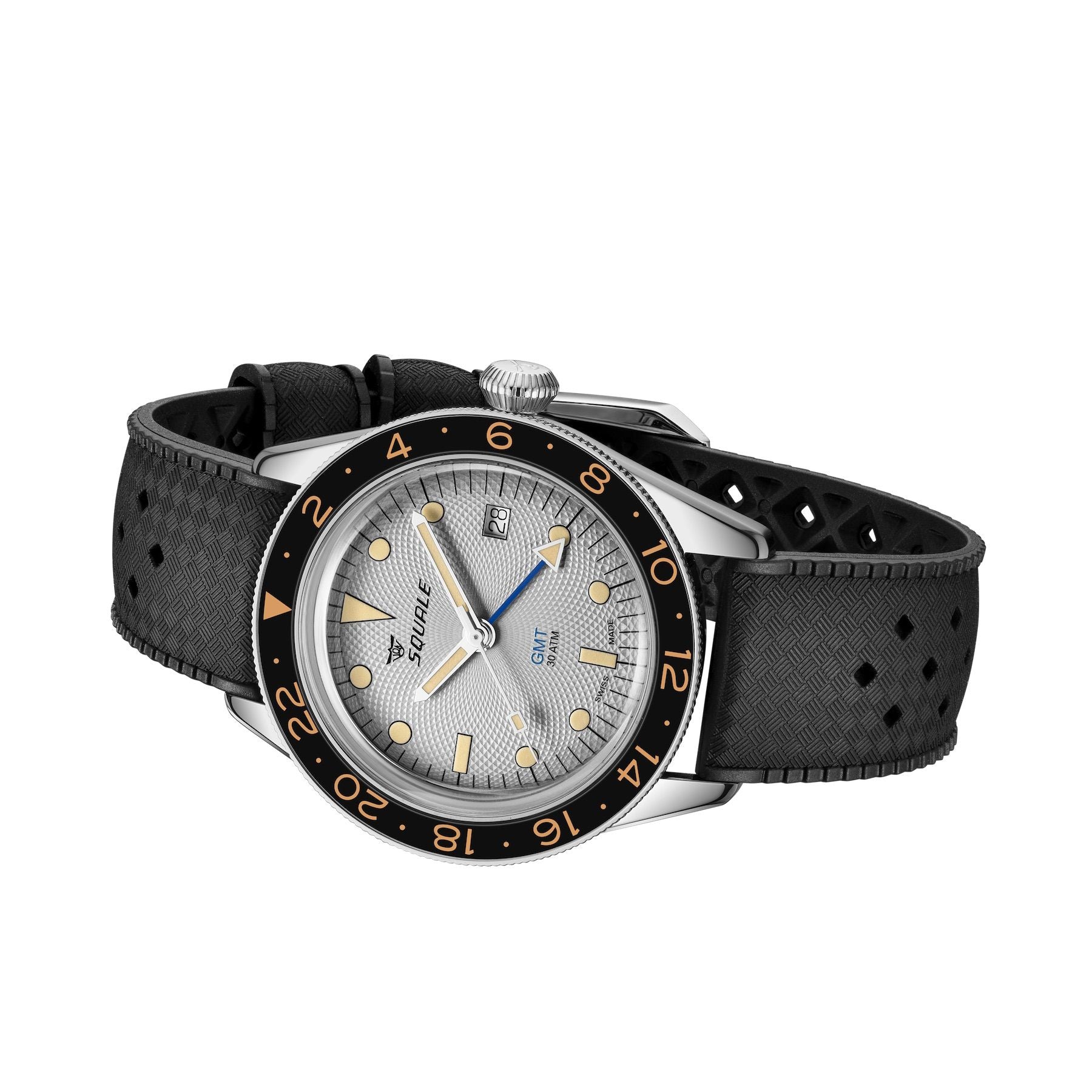 Squale SUB-39 GMT "Sharkbelly" Grey Guilloché U.S. Exclusive
