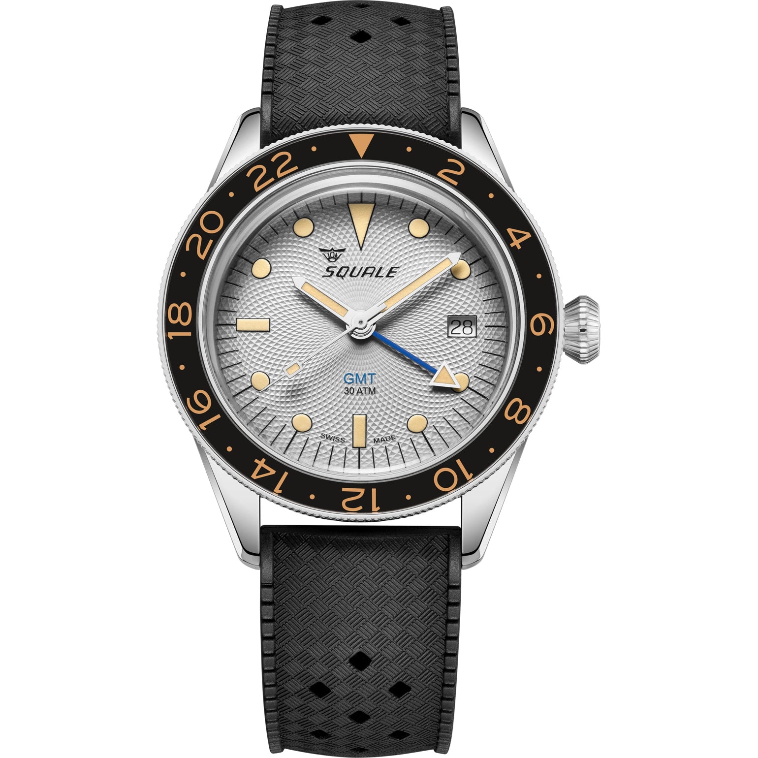 Squale SUB-39 GMT "Sharkbelly" Grey Guilloché U.S. Exclusive