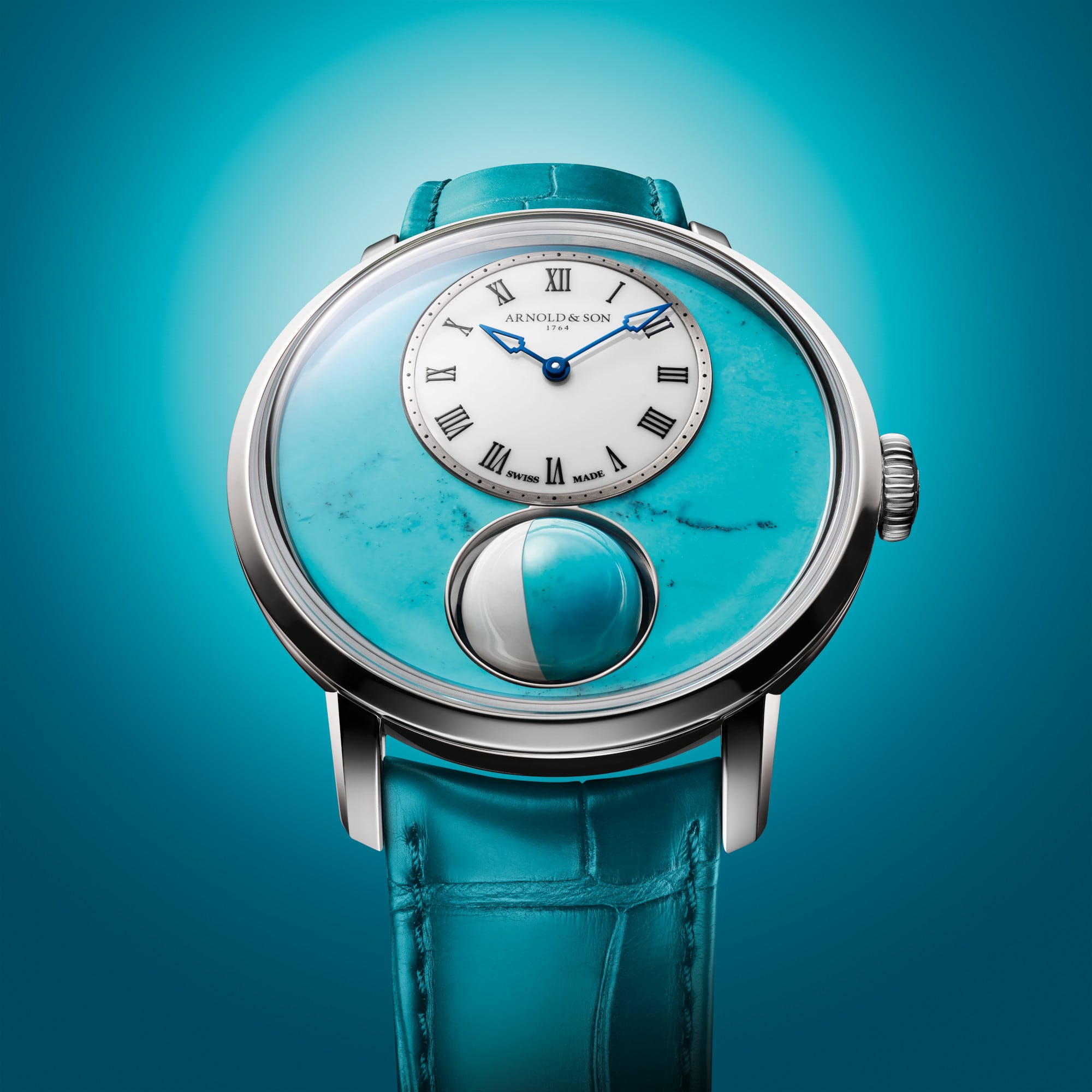 Arnold & Son Luma Magna Steel Turquoise Edition