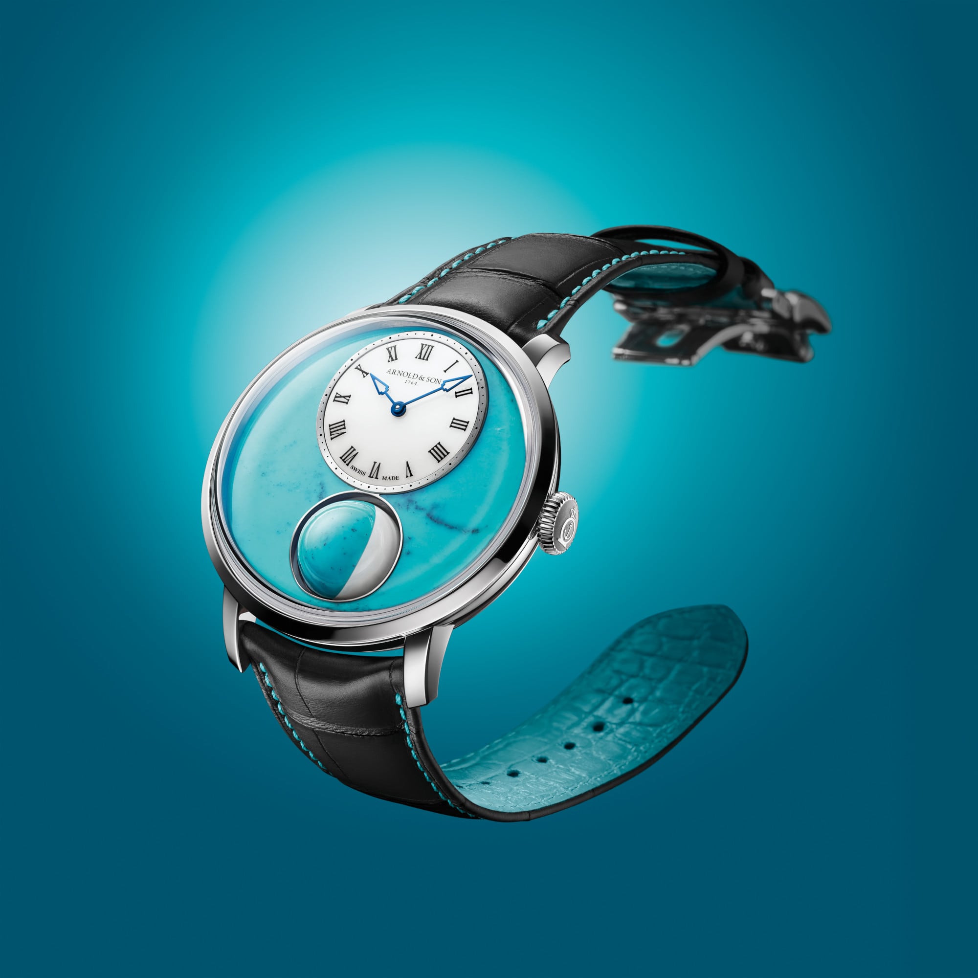 Arnold & Son Luma Magna Steel Turquoise Edition