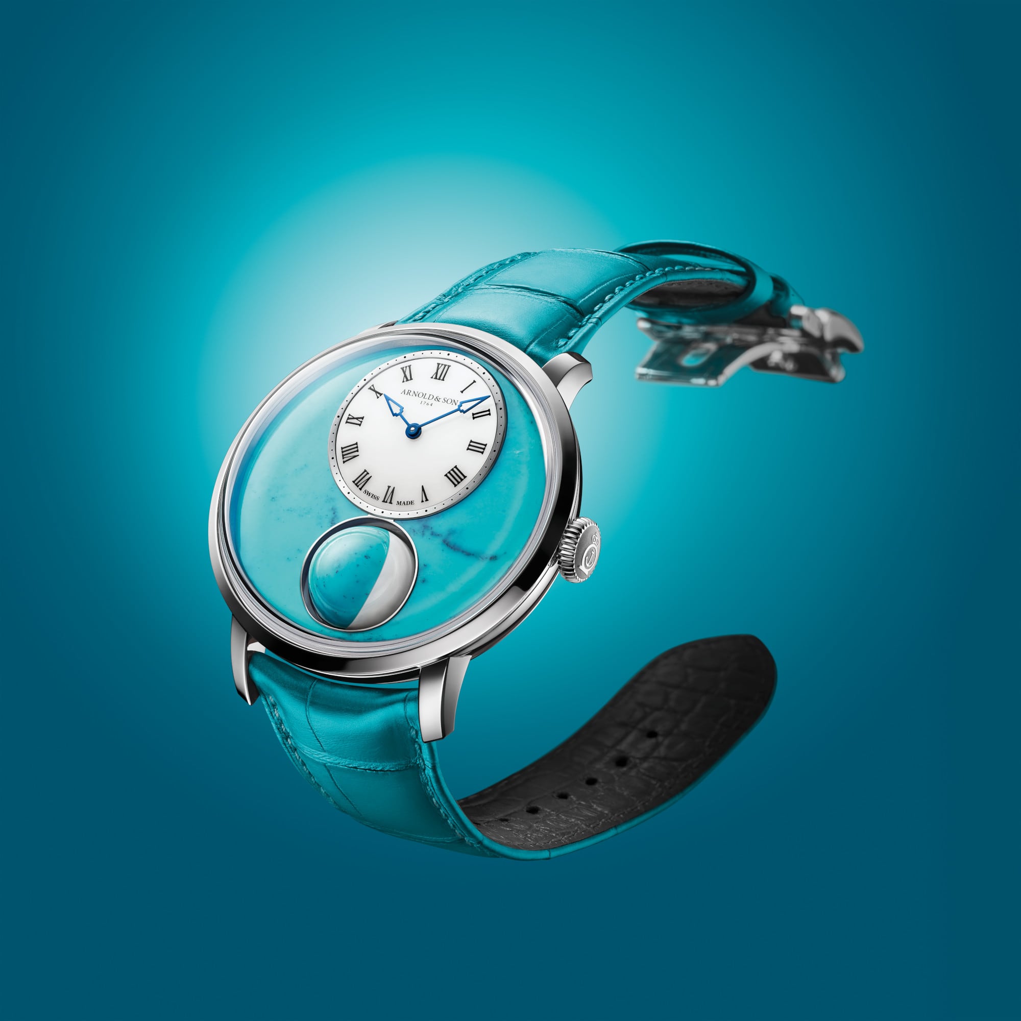 Arnold & Son Luma Magna Steel Turquoise Edition
