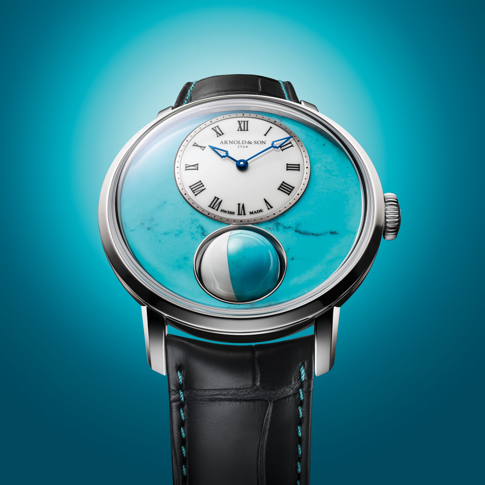 Arnold & Son Luma Magna Steel Turquoise Edition