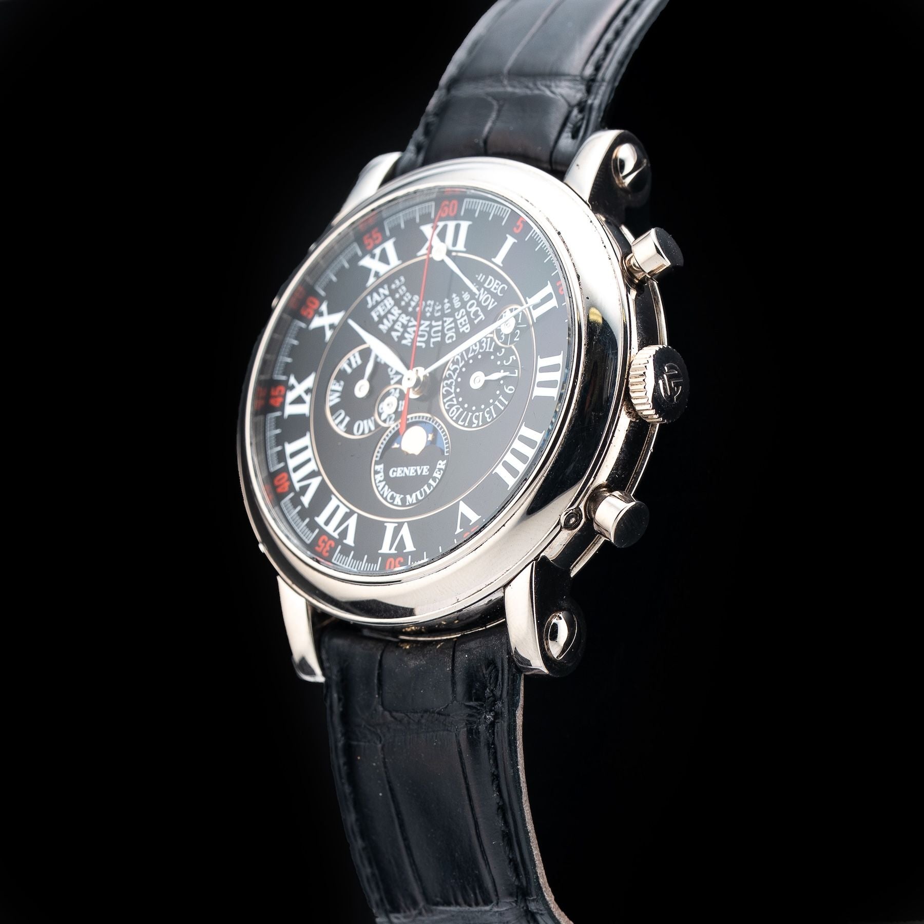 Franck Muller 7008 CC QPE I Round Perpetual Calendar Retrograde Ltd Ed