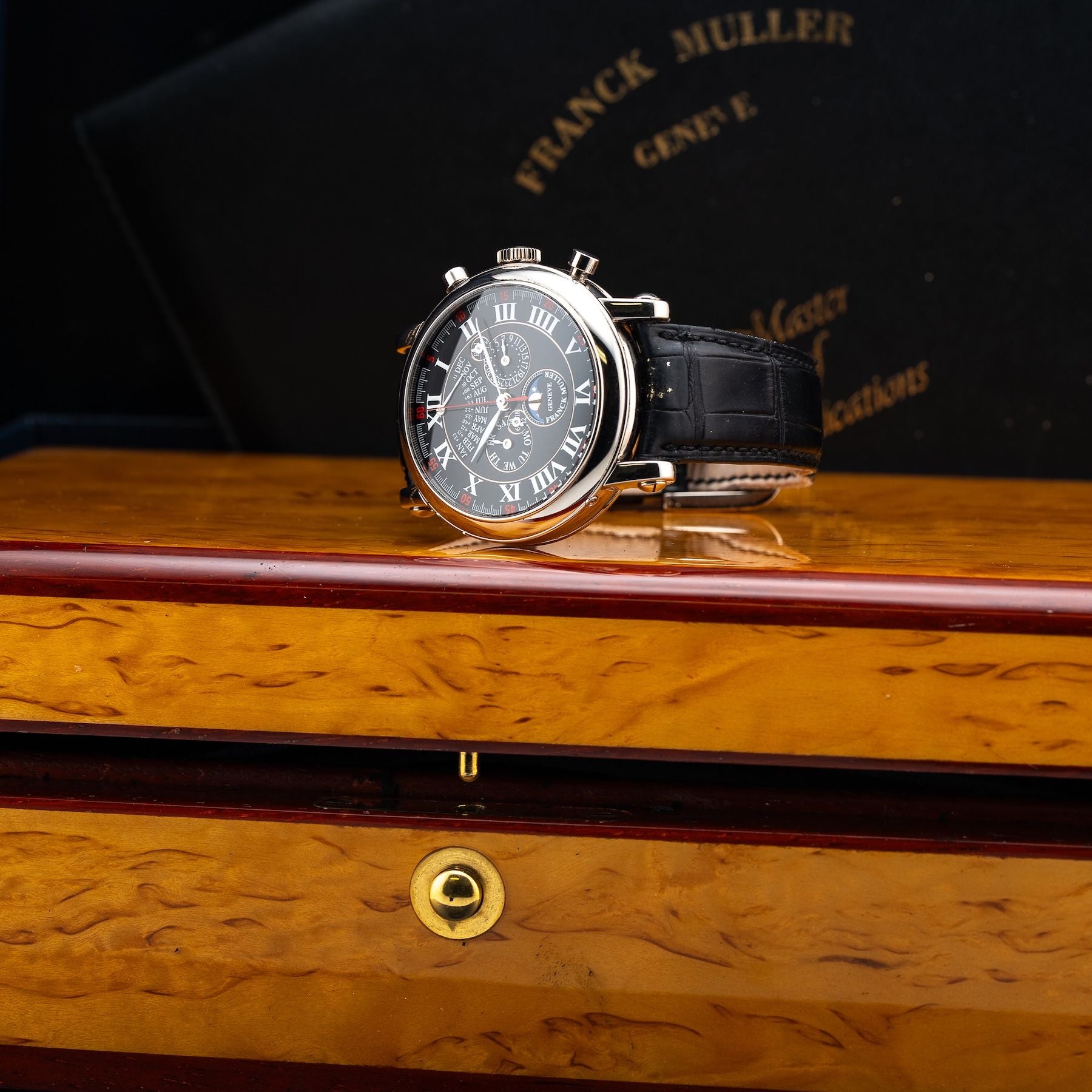 Franck Muller 7008 CC QPE I Round Perpetual Calendar Retrograde Ltd Ed