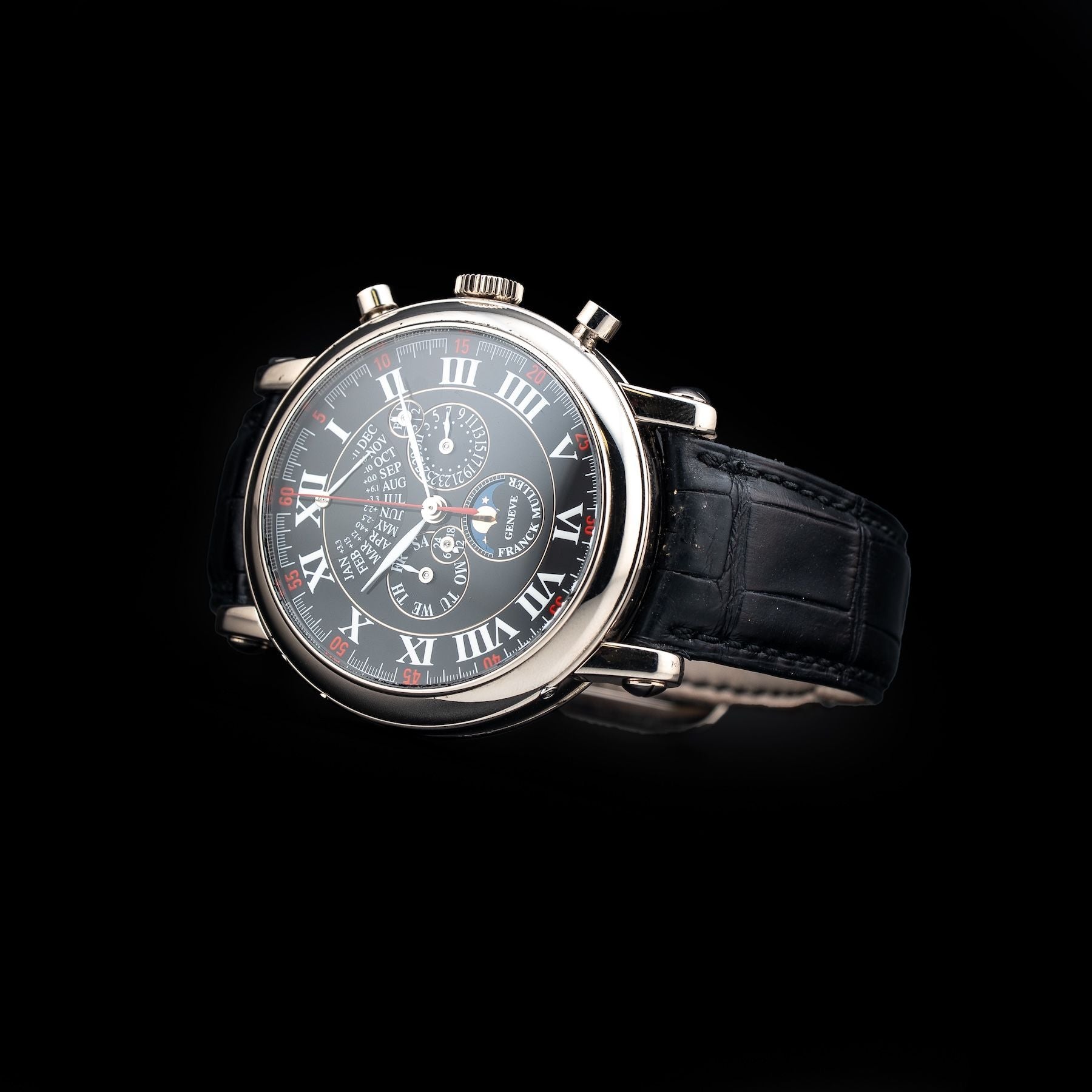 Franck Muller 7008 CC QPE I Round Perpetual Calendar Retrograde Ltd Ed