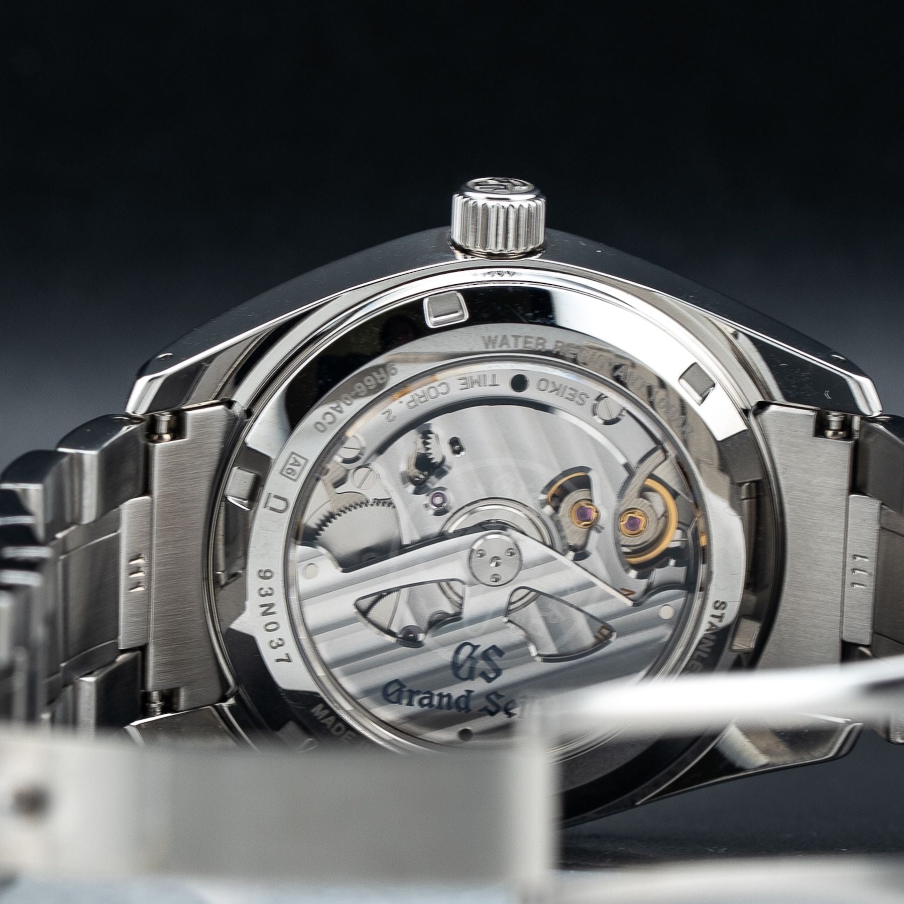Grand Seiko SBGE205 Spring Drive GMT Champagne Dial