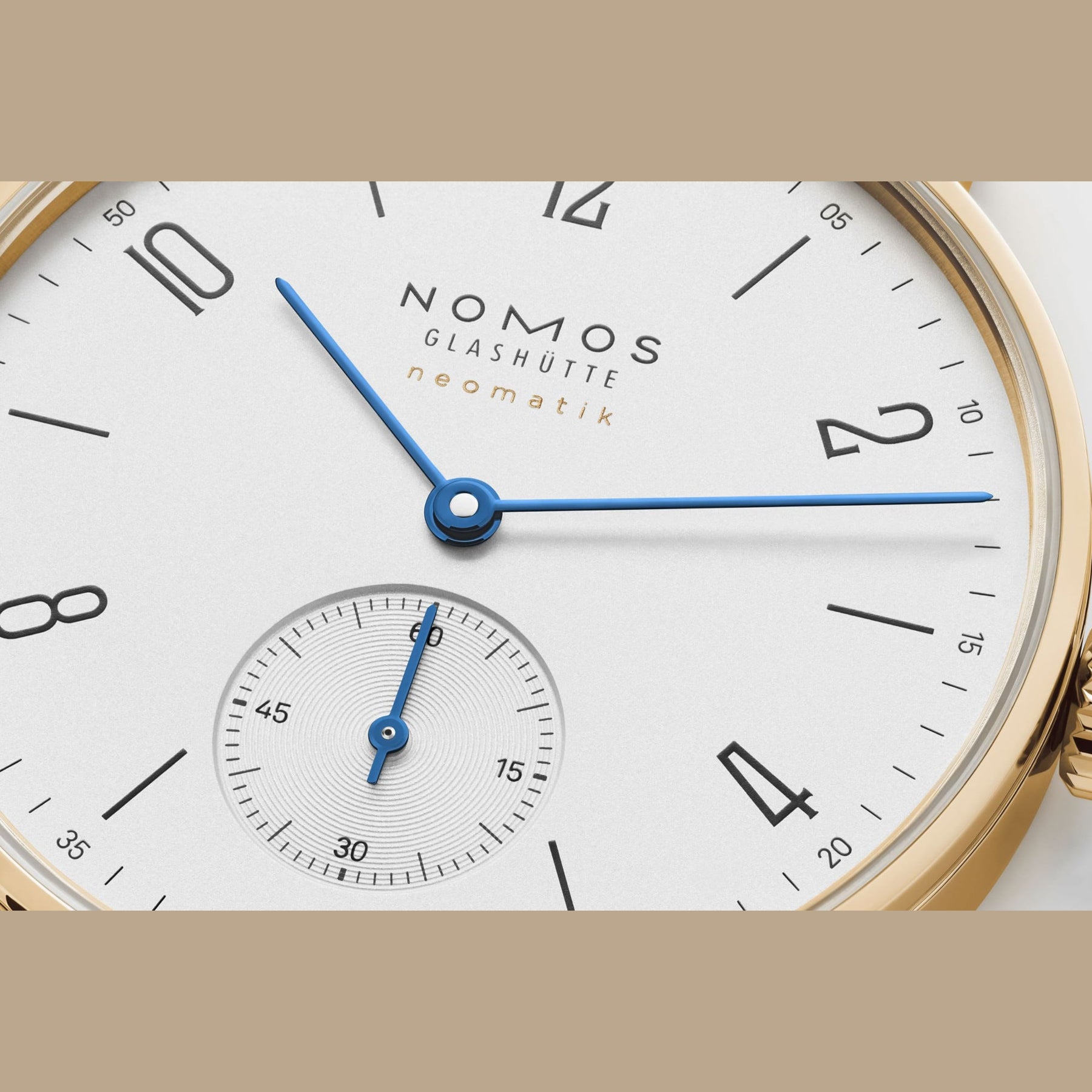 NOMOS Glashütte Tangente Gold Neomatik Doré