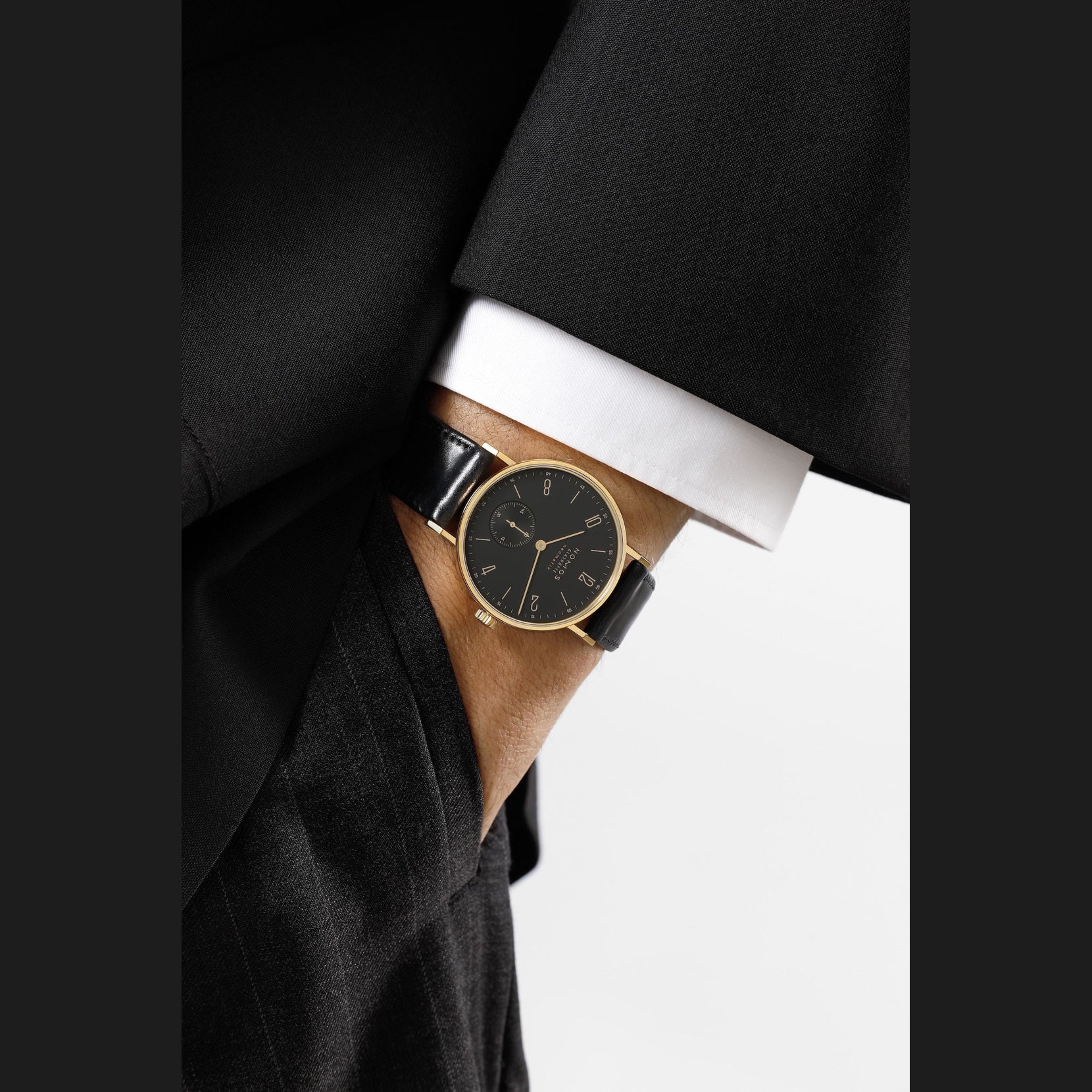NOMOS Glashütte Tangente Gold Neomatik Ruthenium