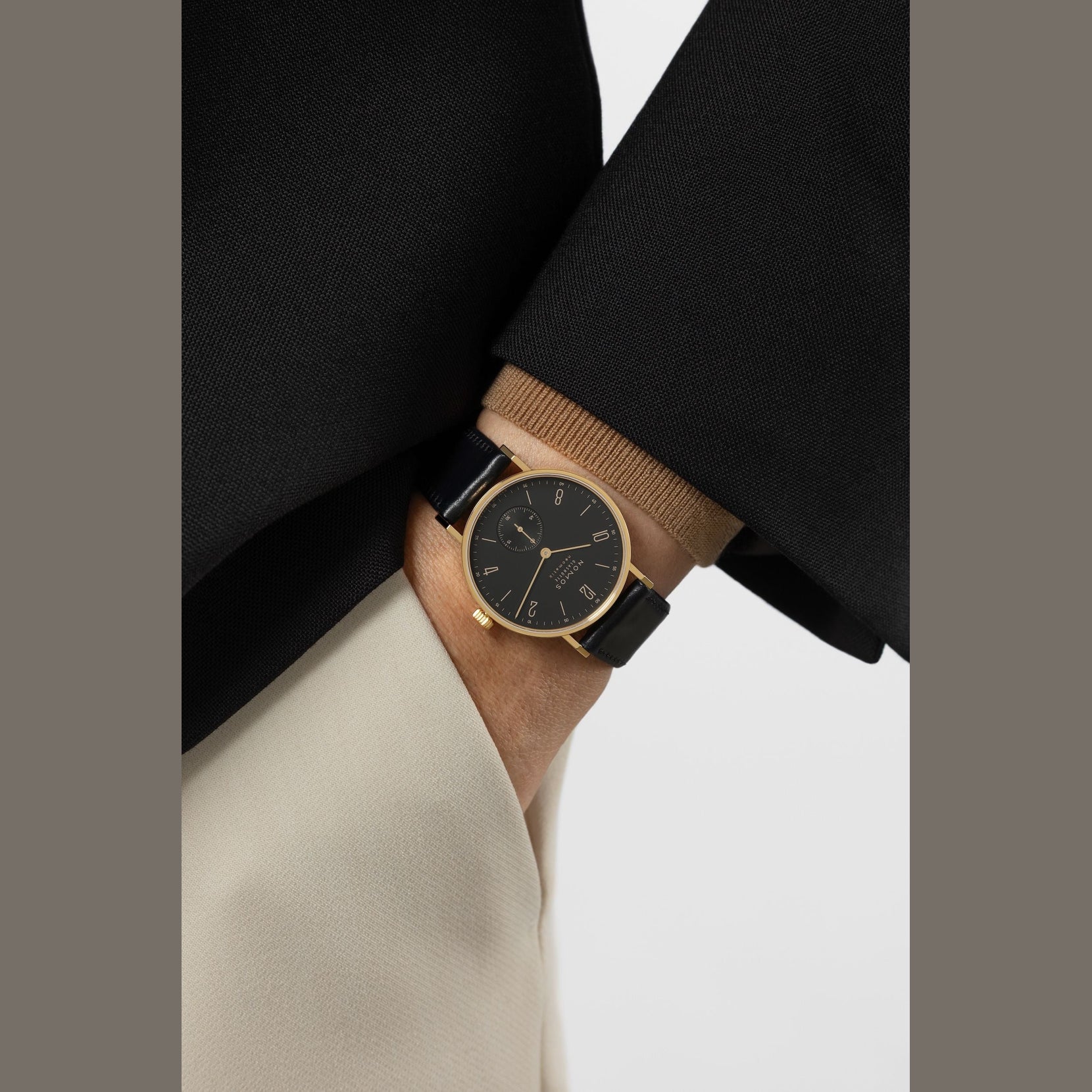 NOMOS Glashütte Tangente Gold Neomatik Ruthenium
