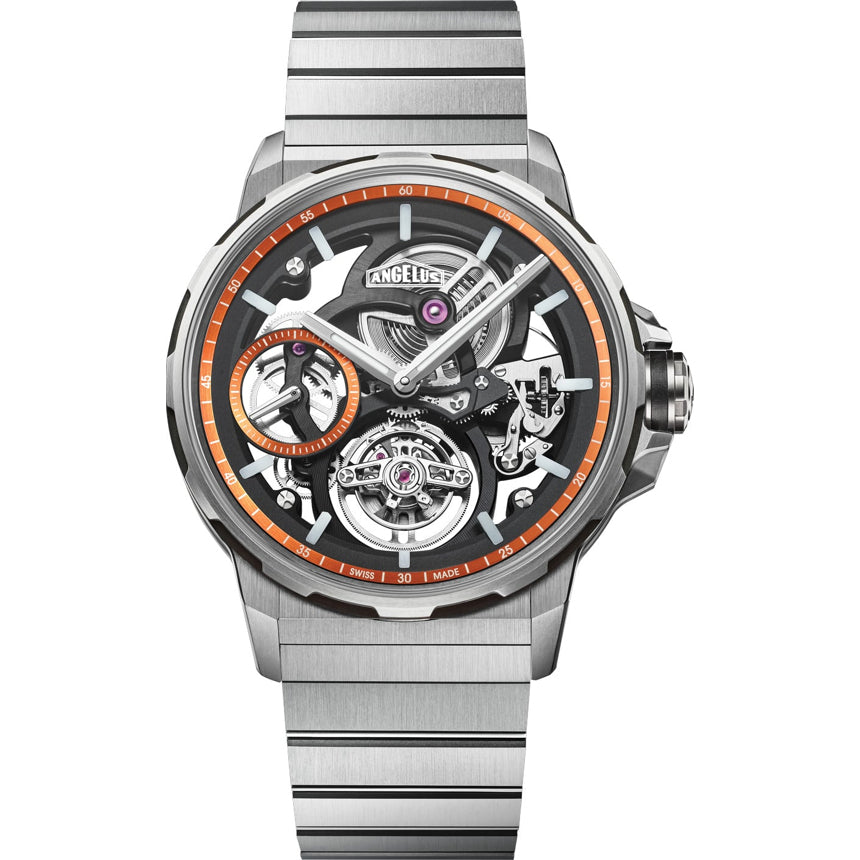 Angelus 0TSZF.B01A.M0249E Flying Tourbillon Titanium Orange