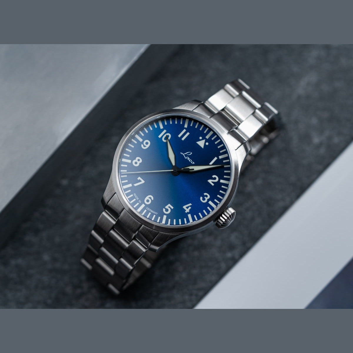 Laco 862100.2.MB Pilot Watches Basic Augsburg Blaue Stunde 42