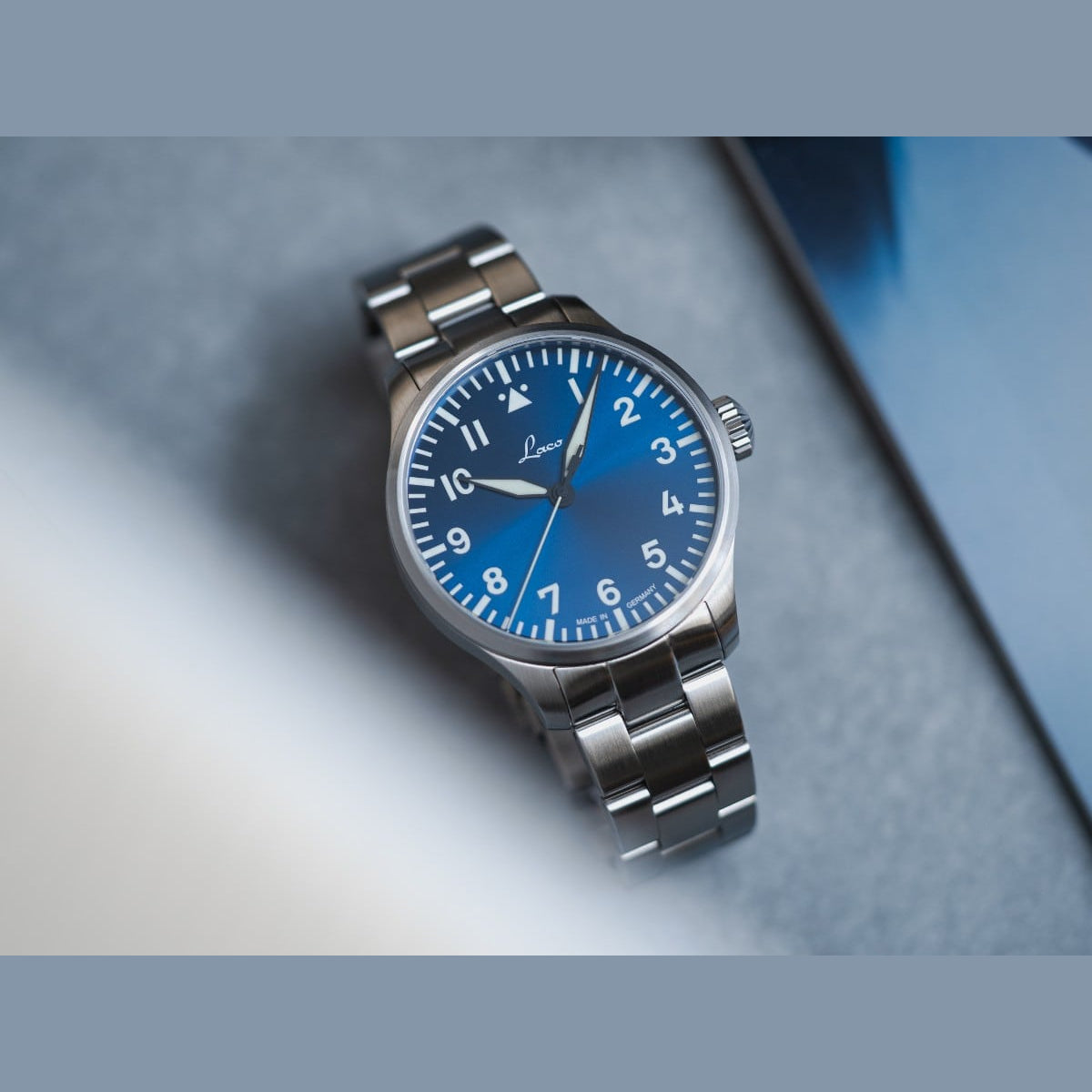 Laco 862100.2.MB Pilot Watches Basic Augsburg Blaue Stunde 42