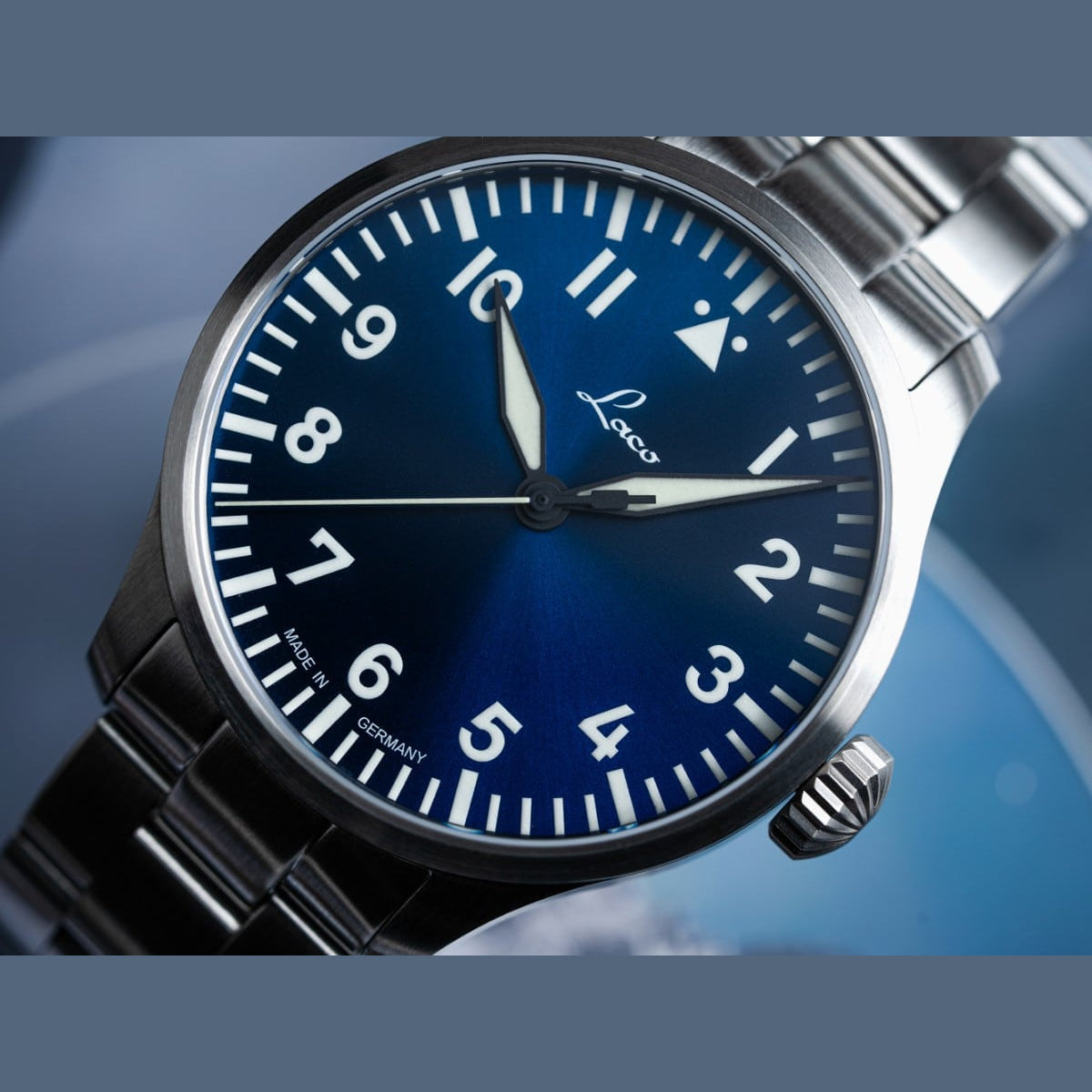Laco 862102.2.MB Pilot Watches Basic Augsburg Blaue Stunde 39 MB