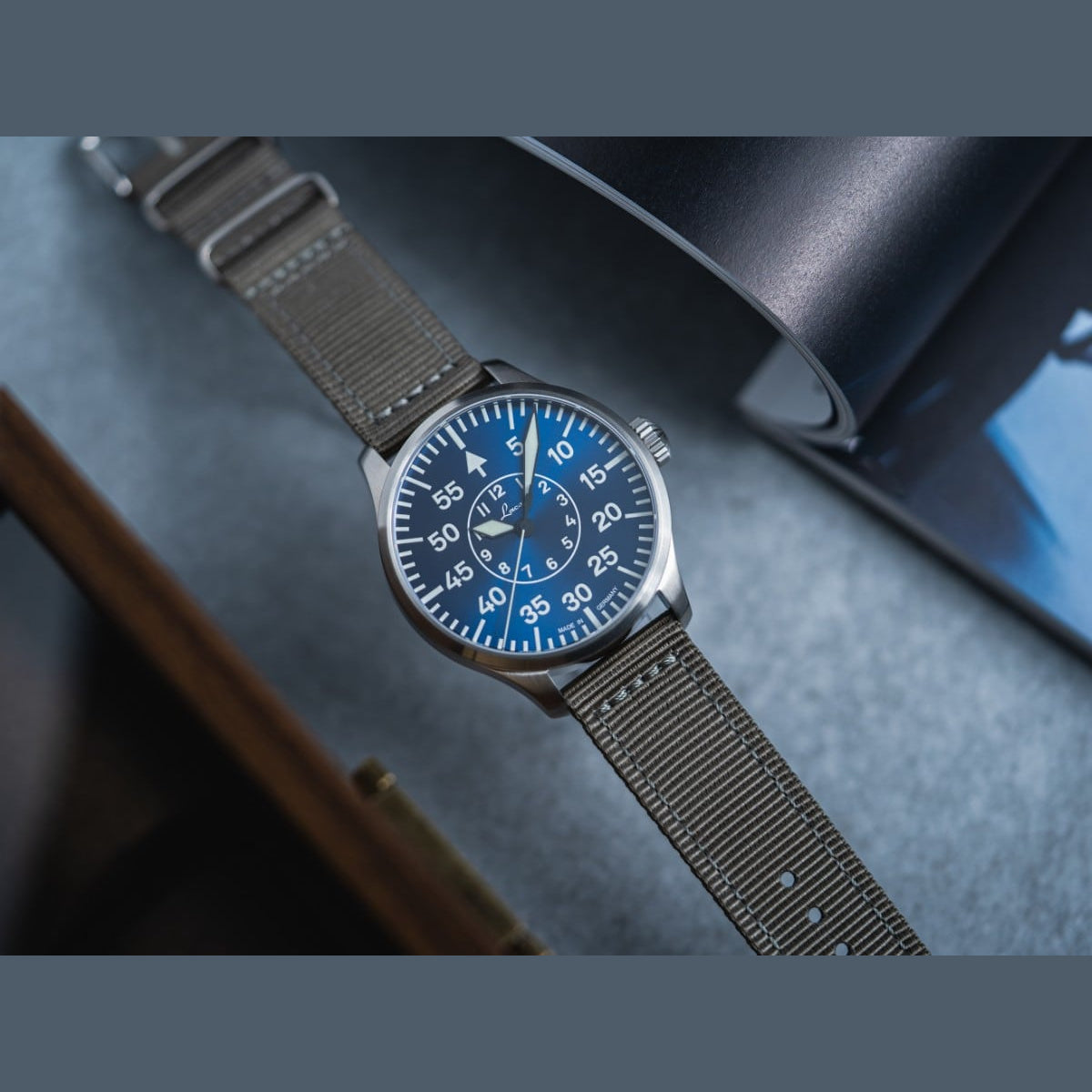 Laco 862101.2  Pilot Watches Basic Aachen Blaue Stunde 42