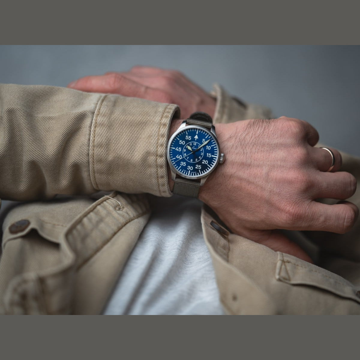 Laco 862103.2 Pilot Watches Basic Aachen Blaue Stunde 39