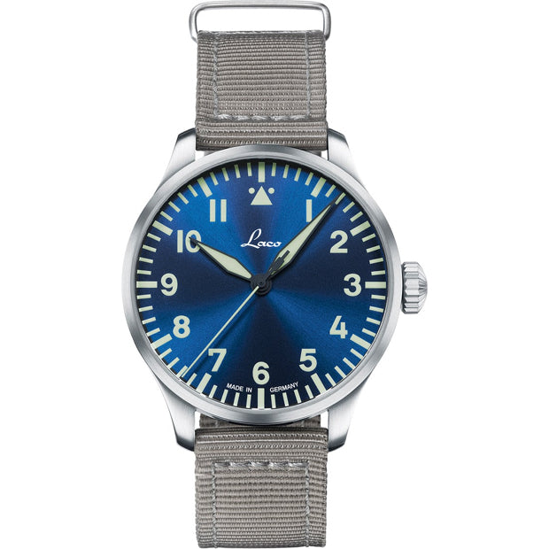 Laco 862100.2 Pilot Watch Basic Augsburg Blaue Stunde 42