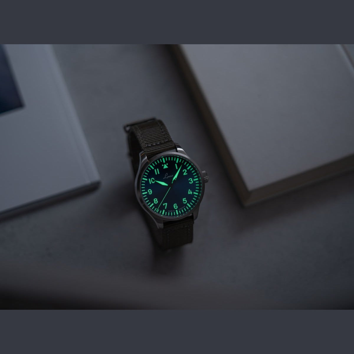 Laco 862102.2 Pilot Watches Basic Augsburg Blaue Stunde 39