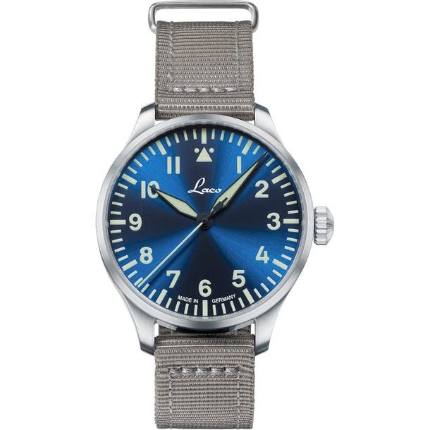 Laco 862102.2 Pilot Watches Basic Augsburg Blaue Stunde 39