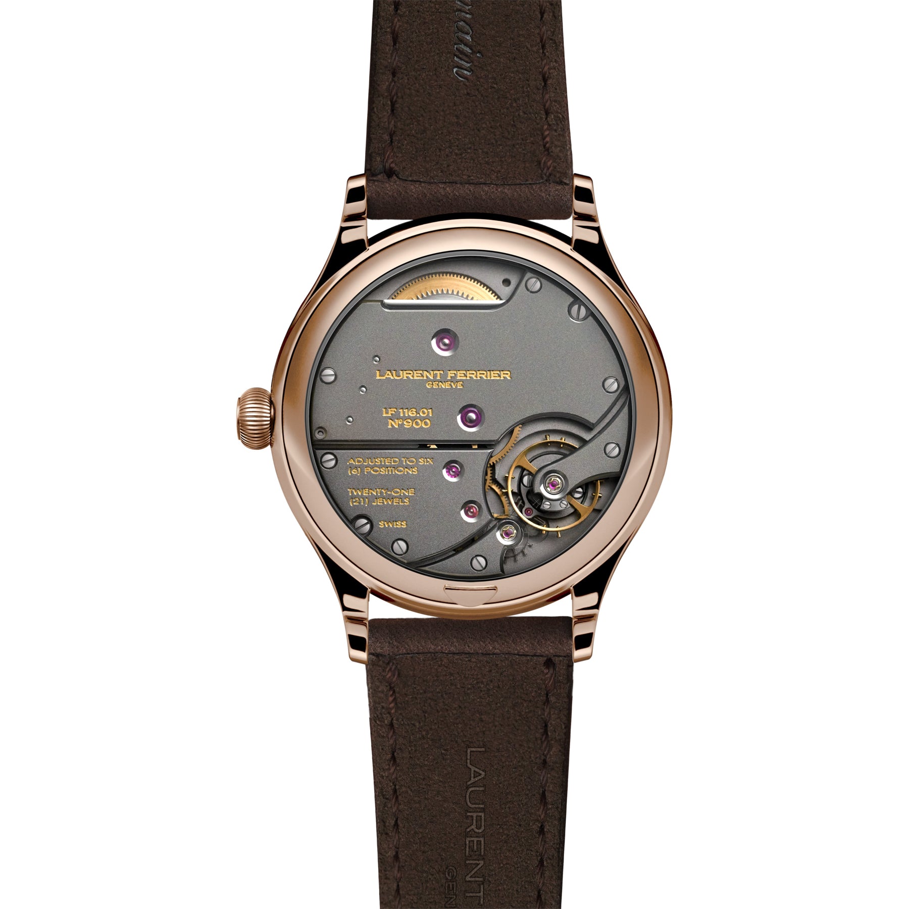 Laurent Ferrier LCF036.R5.BR5 Classic Origin Rose Gold Beige Dial