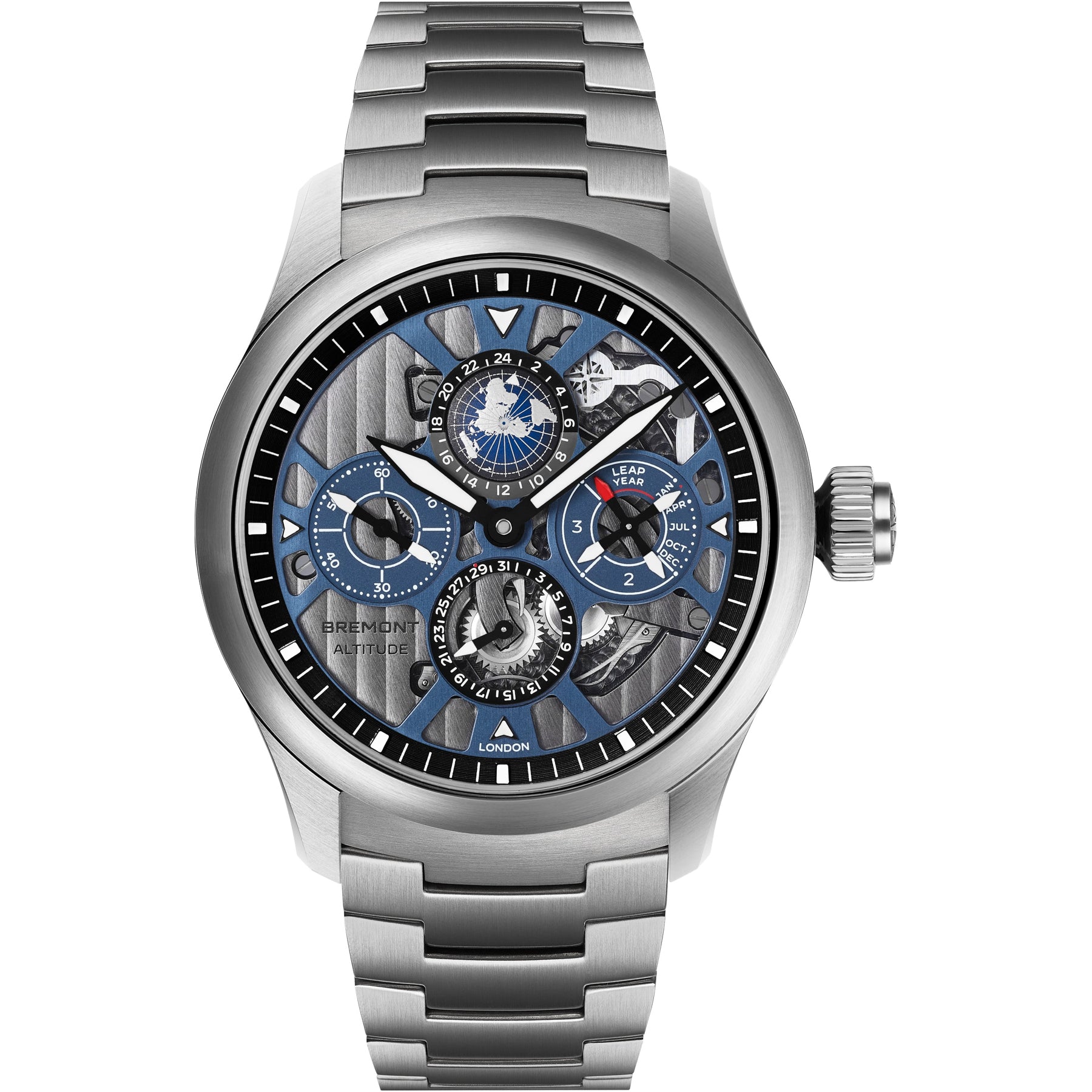 Bremont ALT42-PER-TI-BLSKL-B Altitude Perpetual Calendar GMT