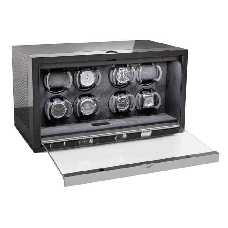 Buben & Zorweg NEO 8 High Gloss Carbon Watch Winder