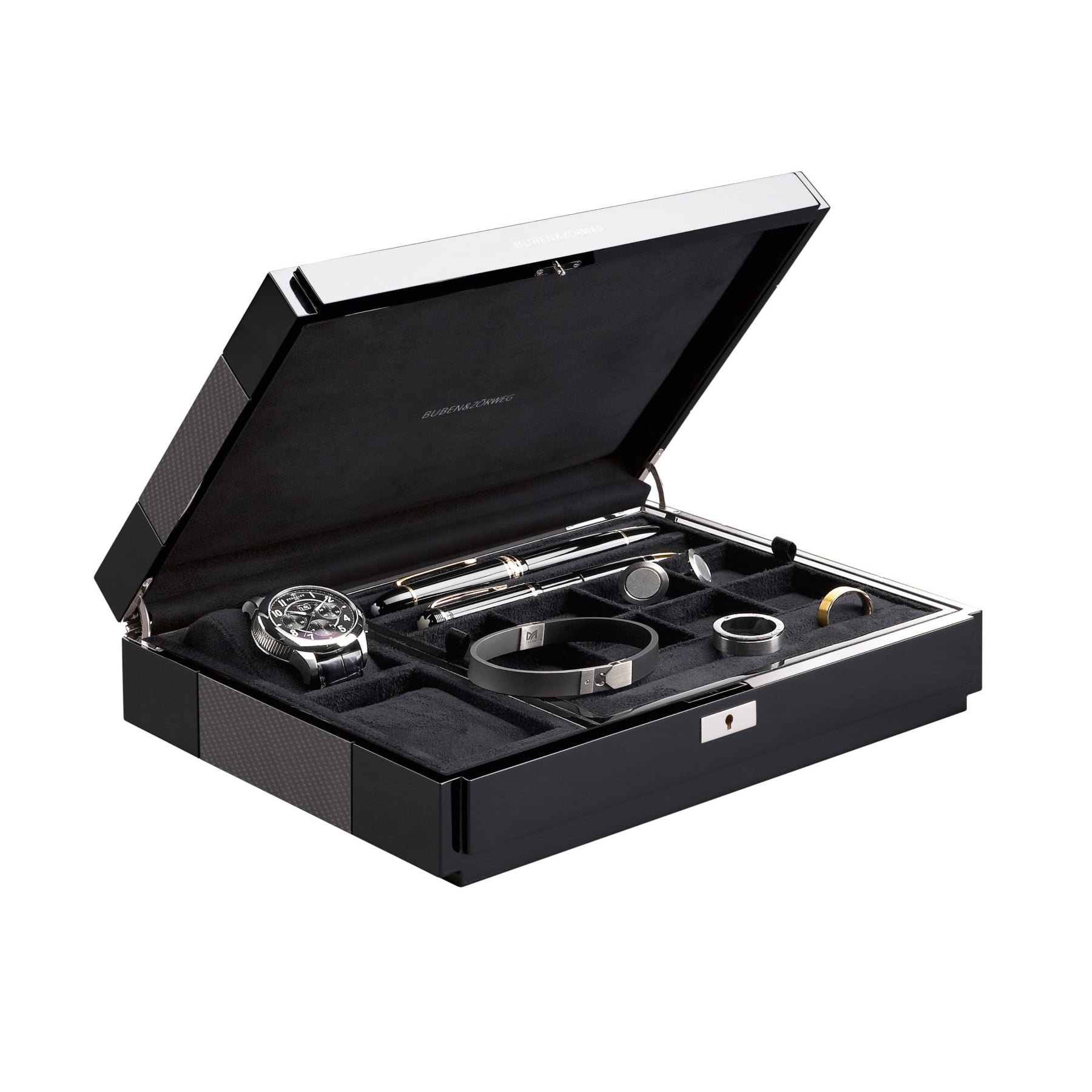 Buben & Zorweg Vantage Case 10 Gentleman Carbon High-Gloss