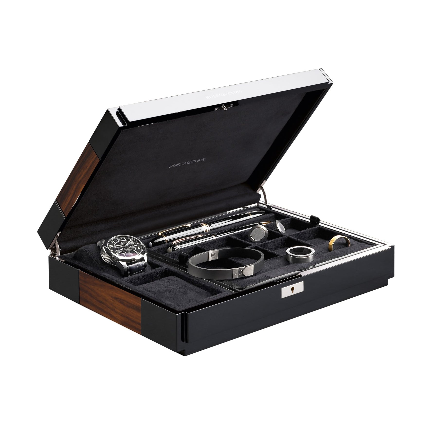 Buben & Zorweg Vantage Case 10 Gentleman Macassar High-Gloss