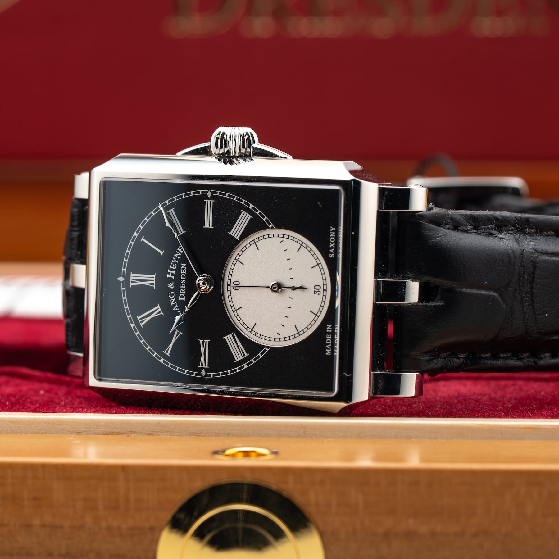 Lang & Heyne Georg Stainless Steel Black Dial