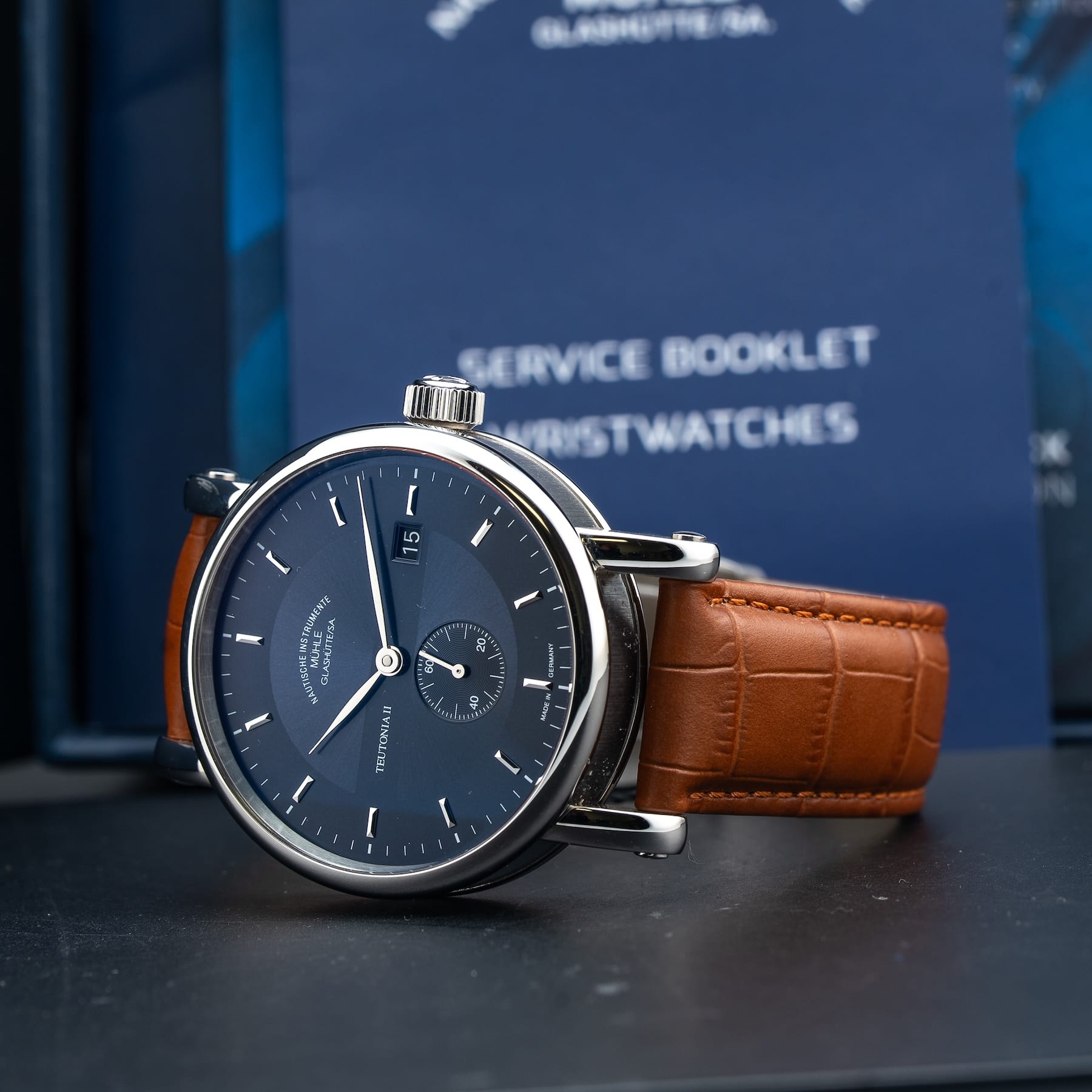 Mühle Glashütte M1-33-42-LB Teutonia II Kleine Sekunde
