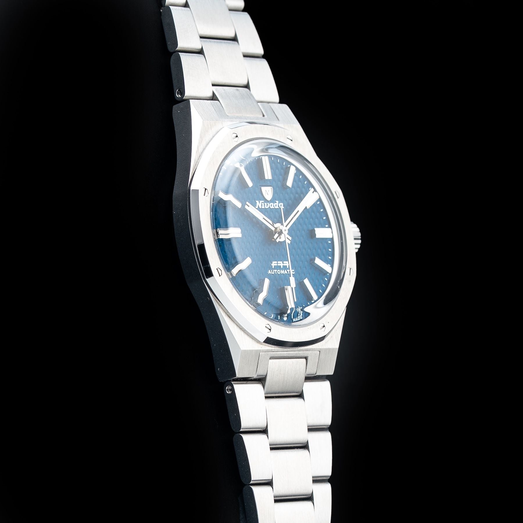 Nivada Grenchen 68001A77 F77 Blue Dial