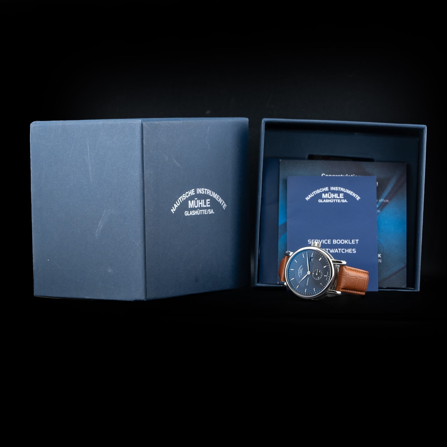 Mühle Glashütte M1-33-42-LB Teutonia II Kleine Sekunde