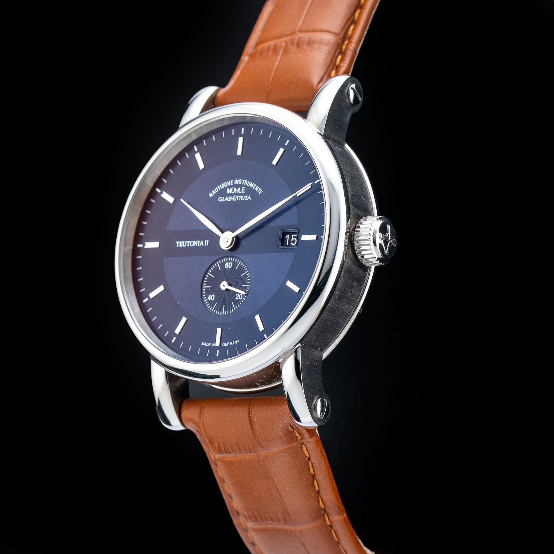 Mühle Glashütte M1-33-42-LB Teutonia II Kleine Sekunde