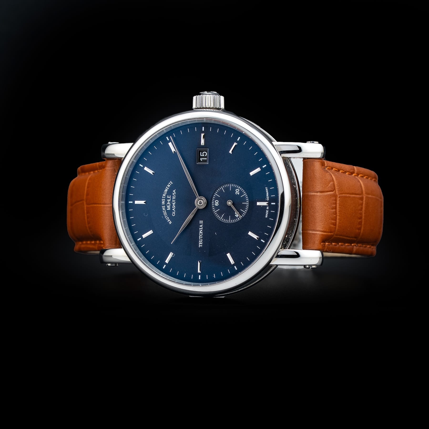Mühle Glashütte M1-33-42-LB Teutonia II Kleine Sekunde